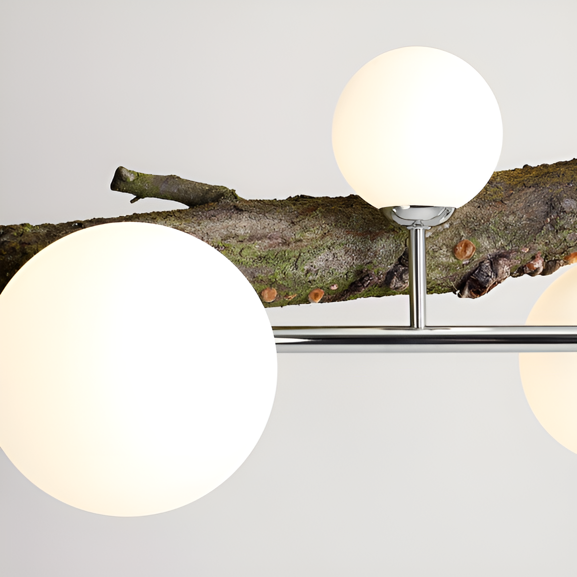 Závěsná lampa DIONE HEXA chromovaná