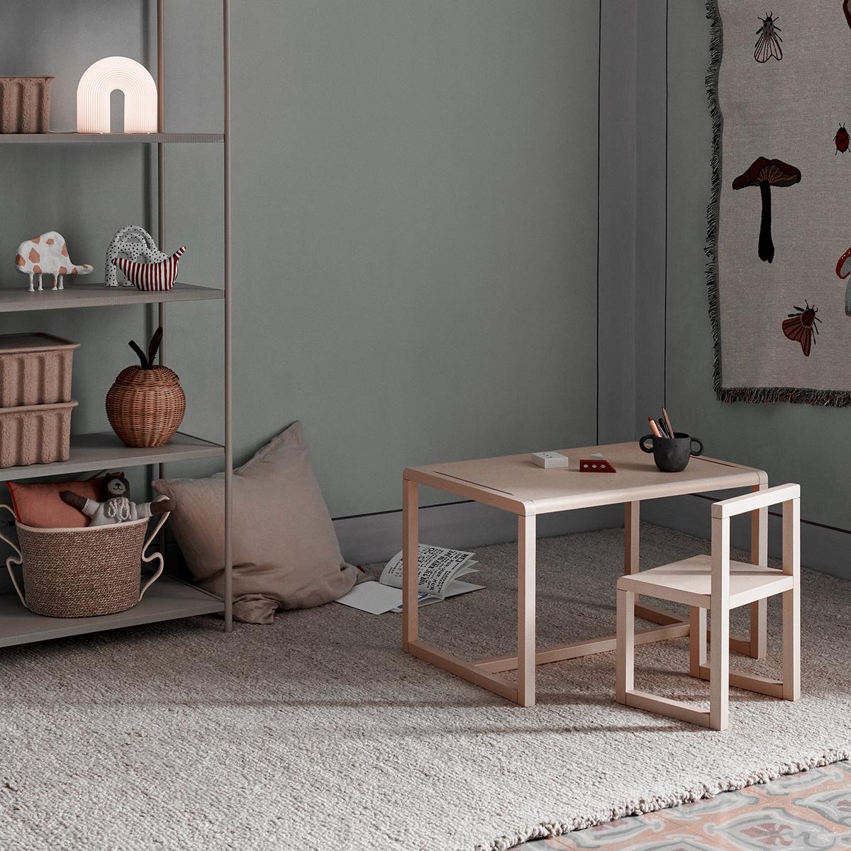 LITTLE ARCHITECT children's table light pink