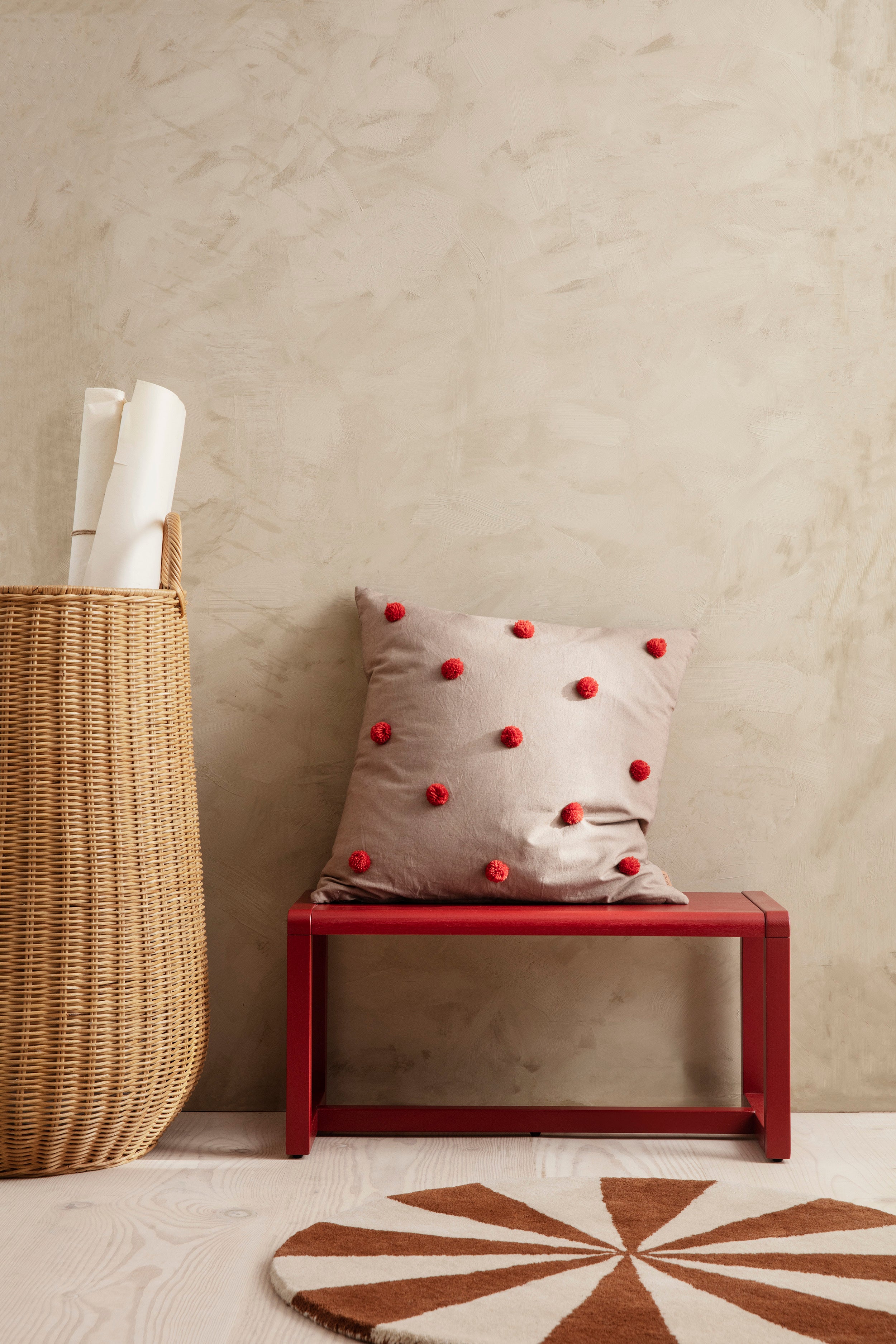 BRAIDED LAUNDRY BASKET rattan