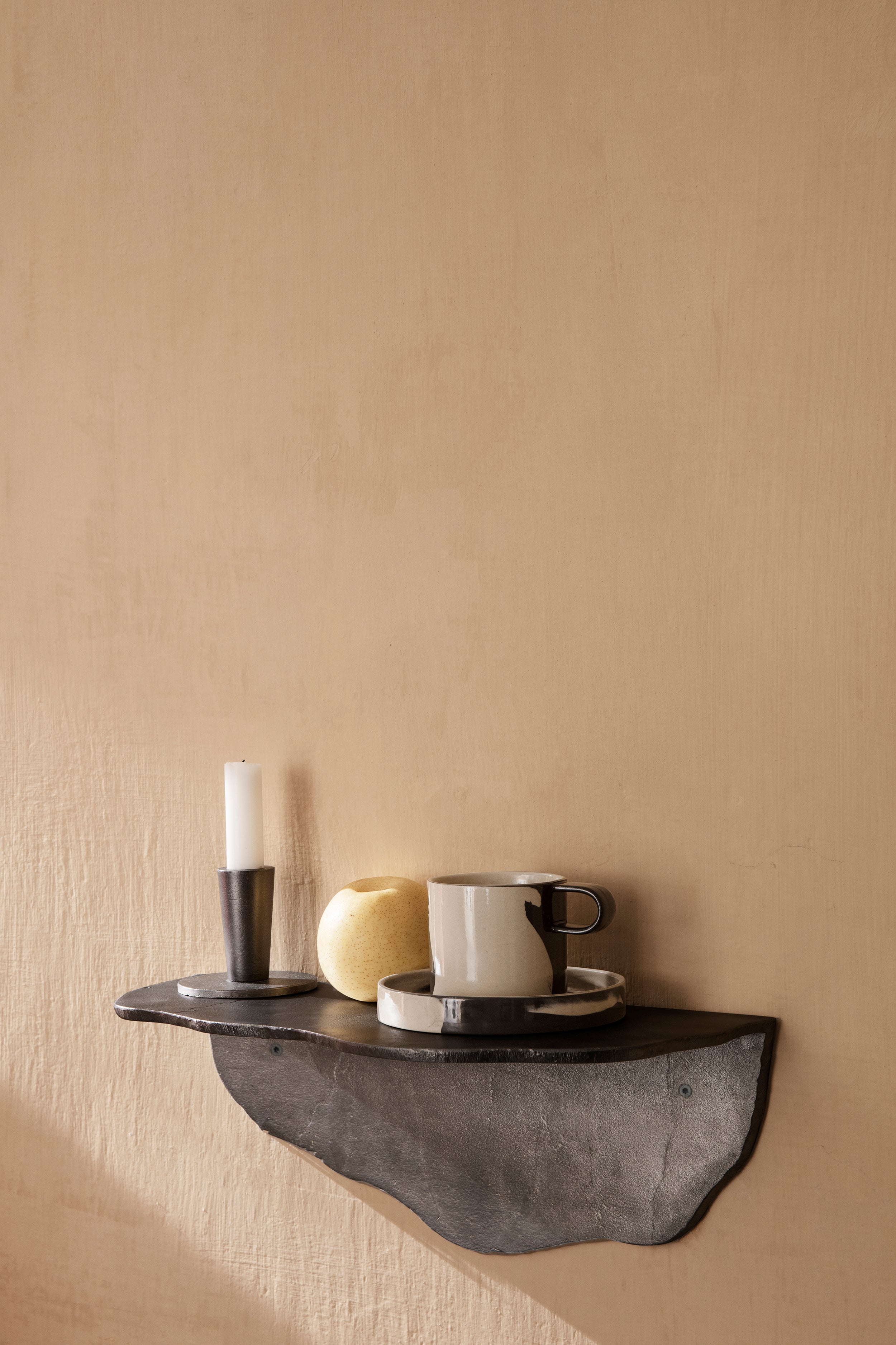 Półka FRACTURE czarne aluminium