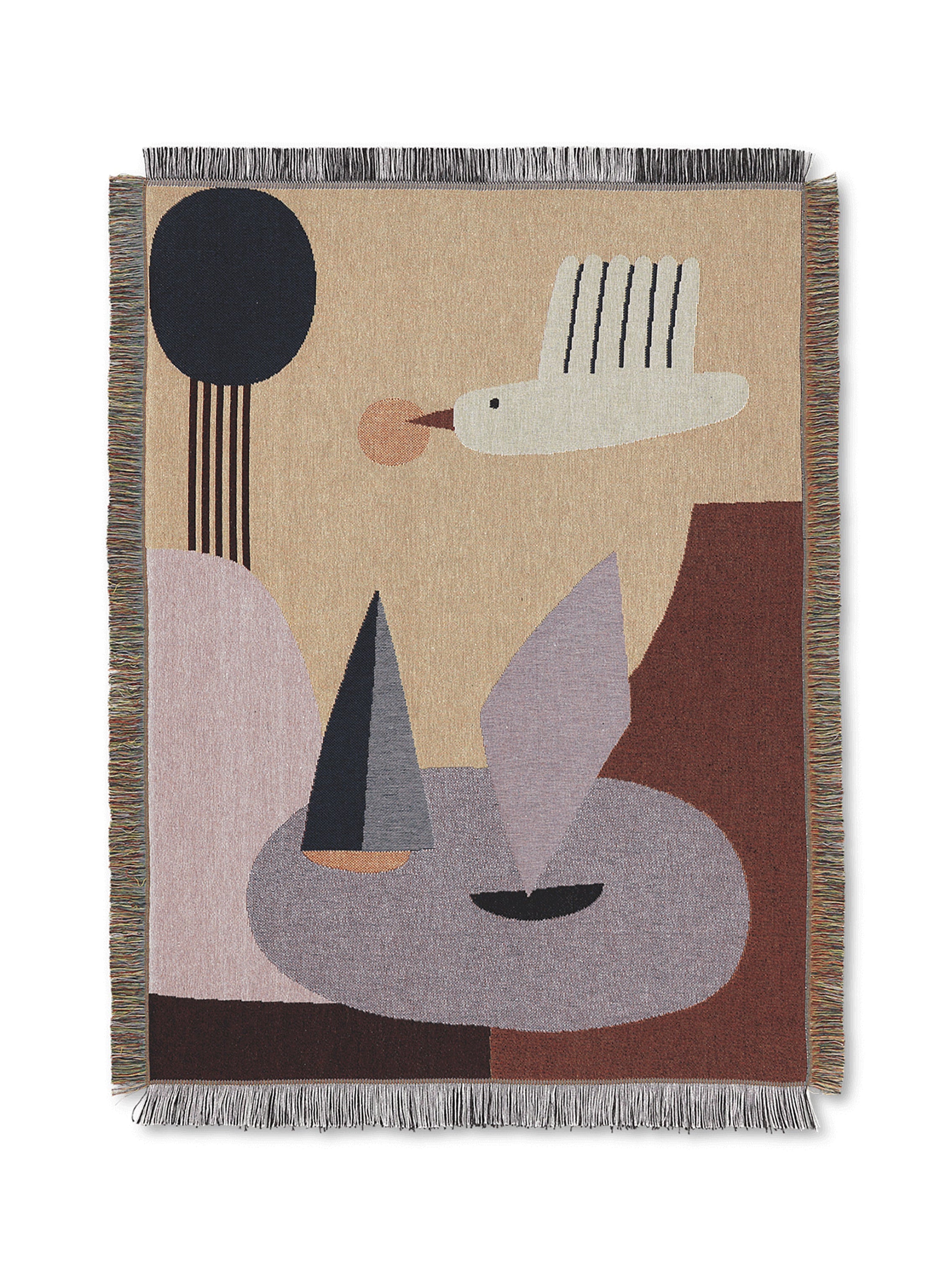 Přehoz BIRD TAPESTRY organická bavlna