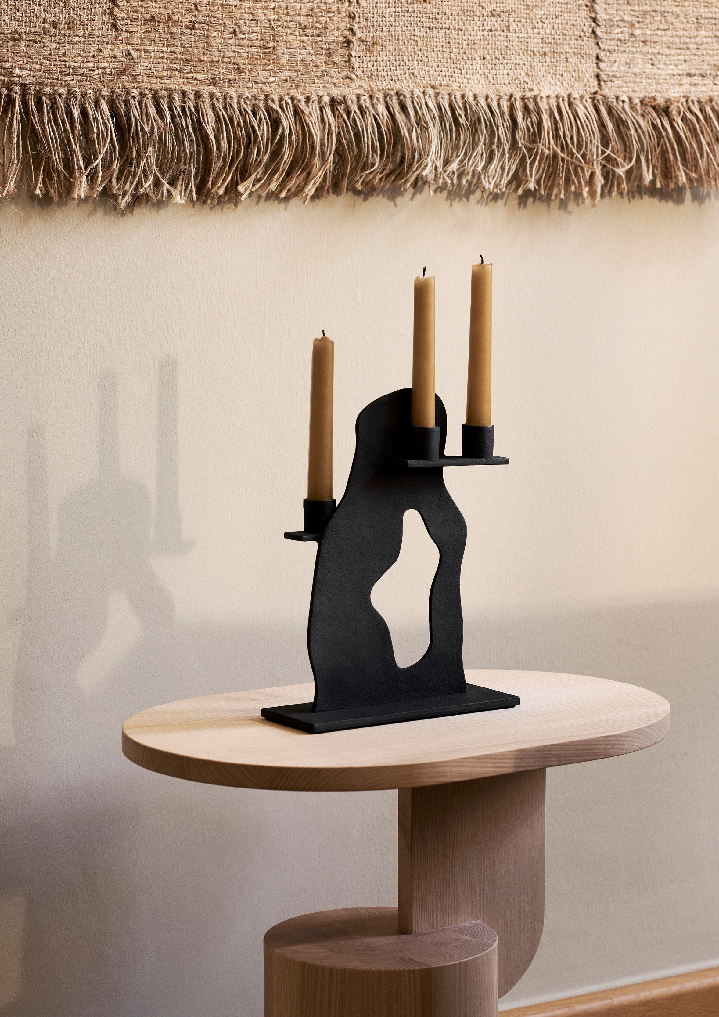 Black ERODE Candle Holder