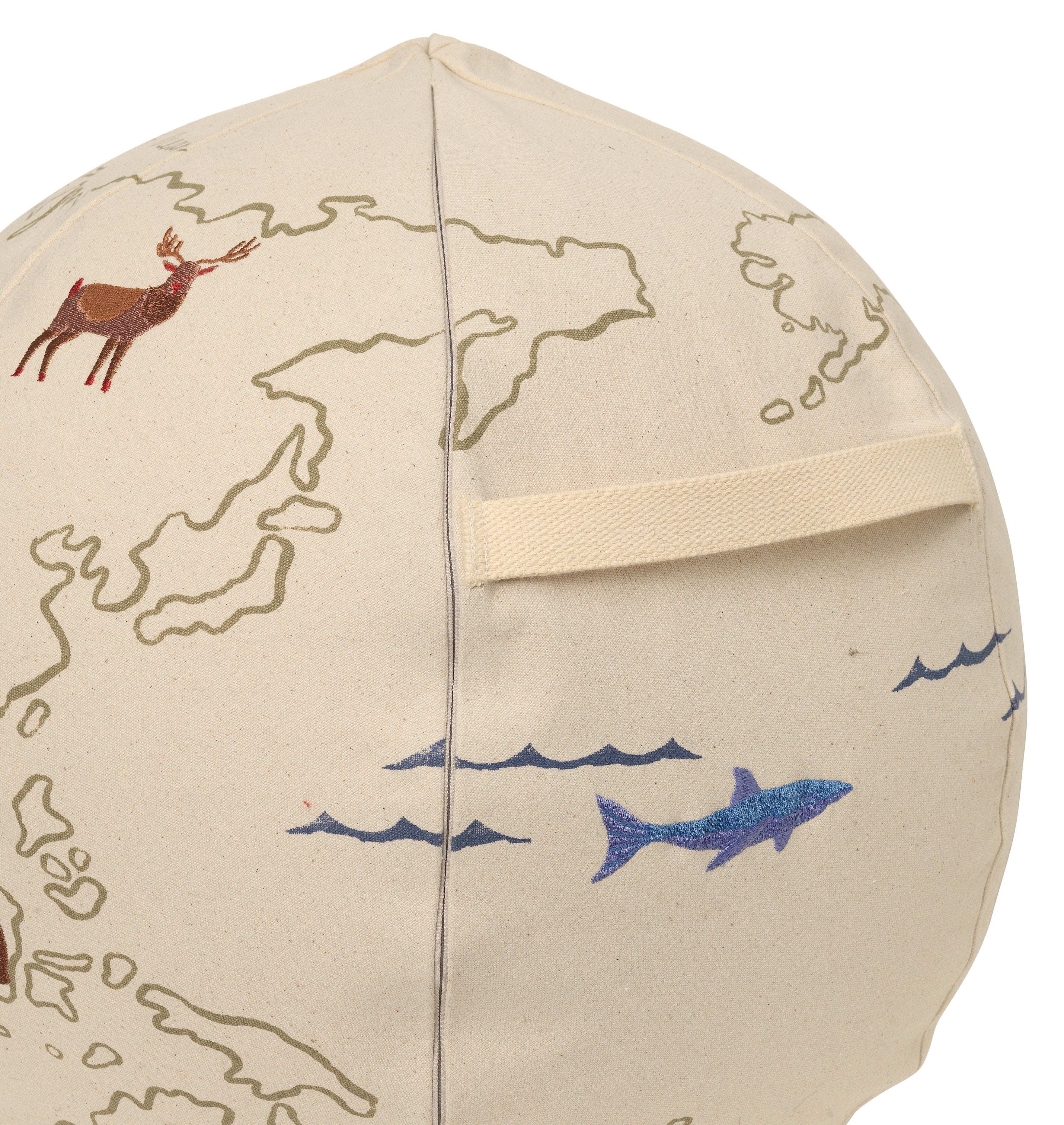 Puf THE WORLD broken white