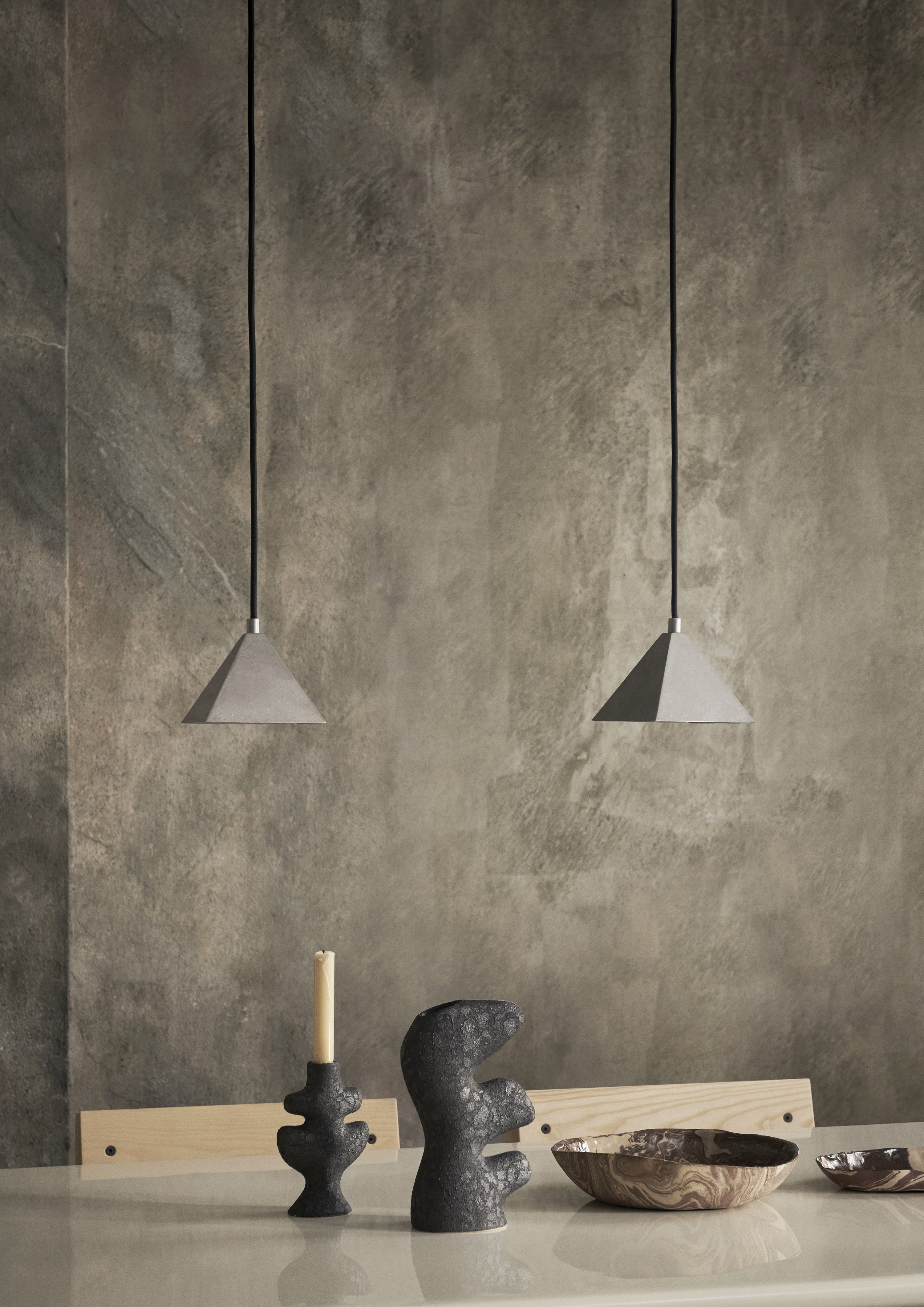 Steel hanging lamp