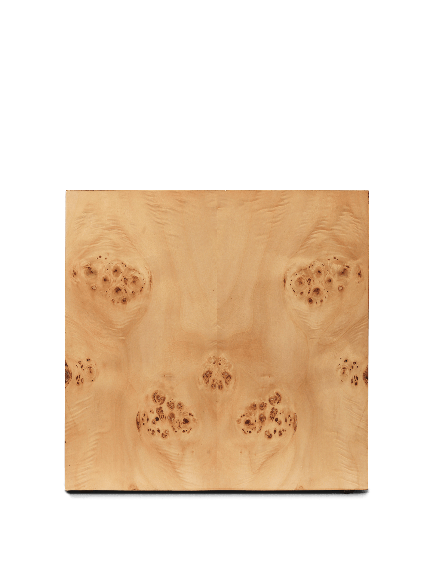 Boční stolek BURL CUBE topolový dýhovaný