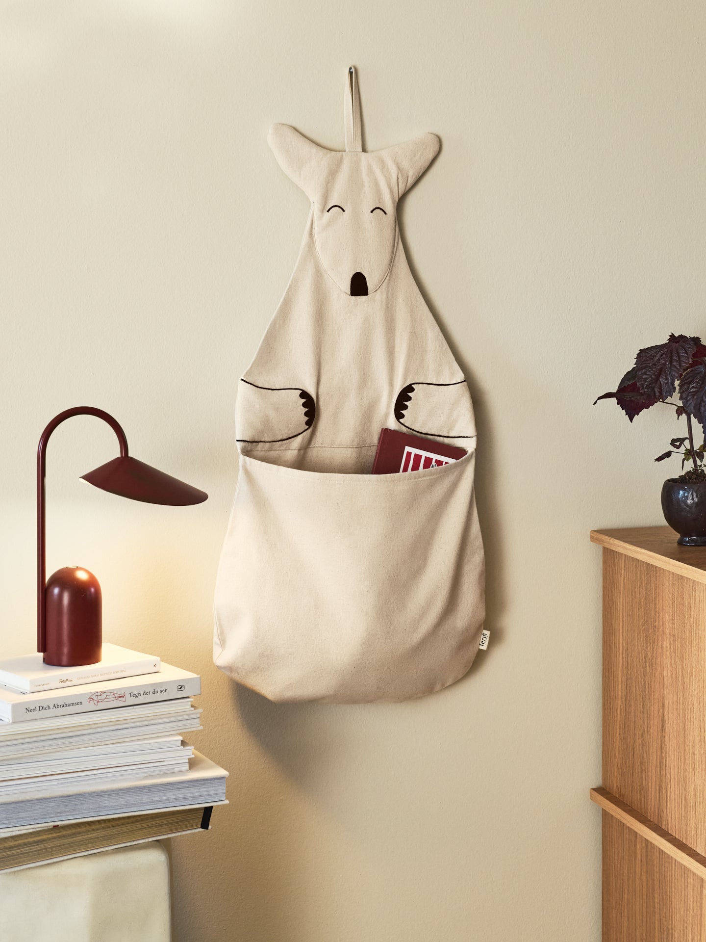 Portable lamp ARUM dark chocolate