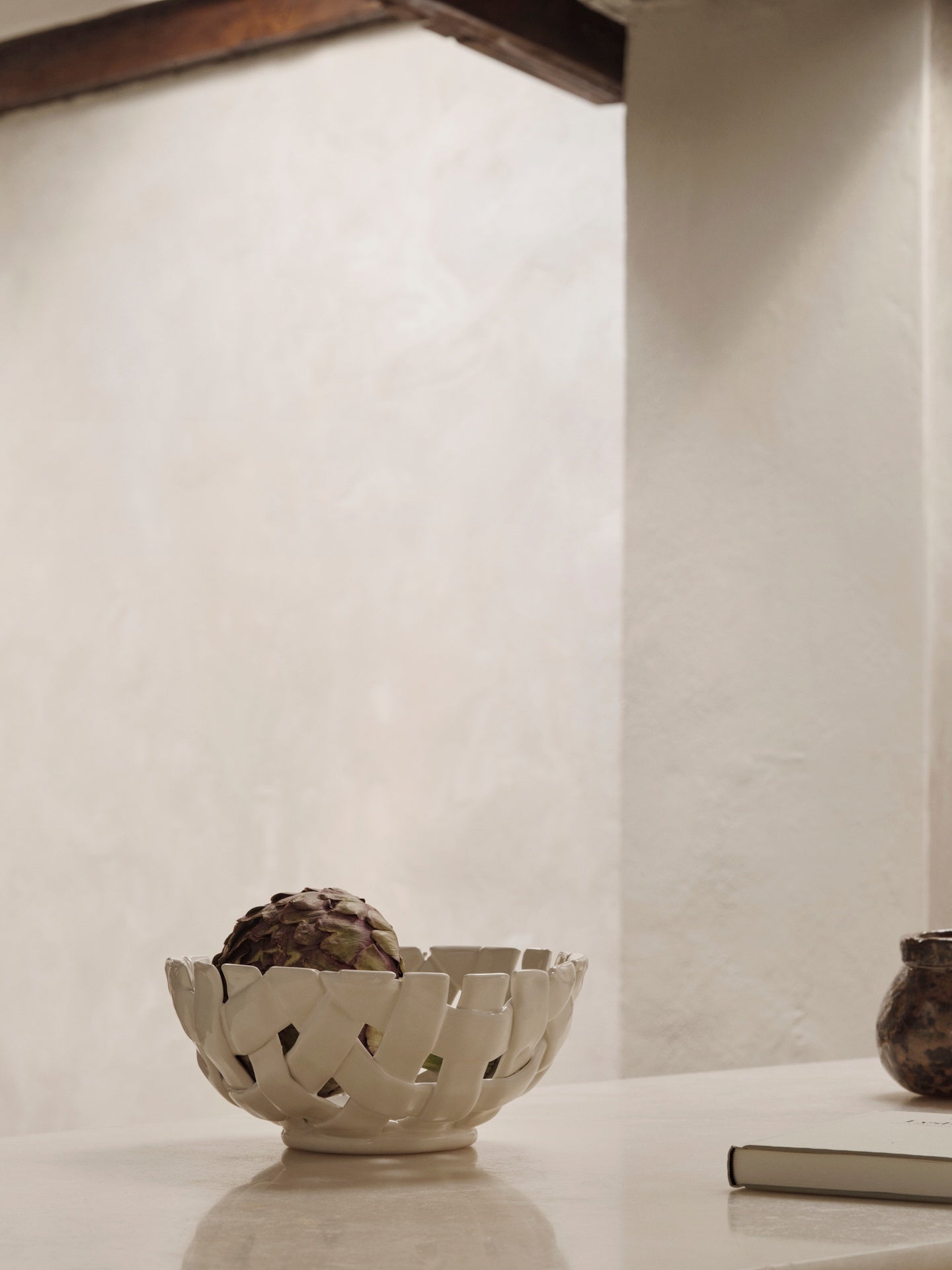 Misa PLAIT broken white