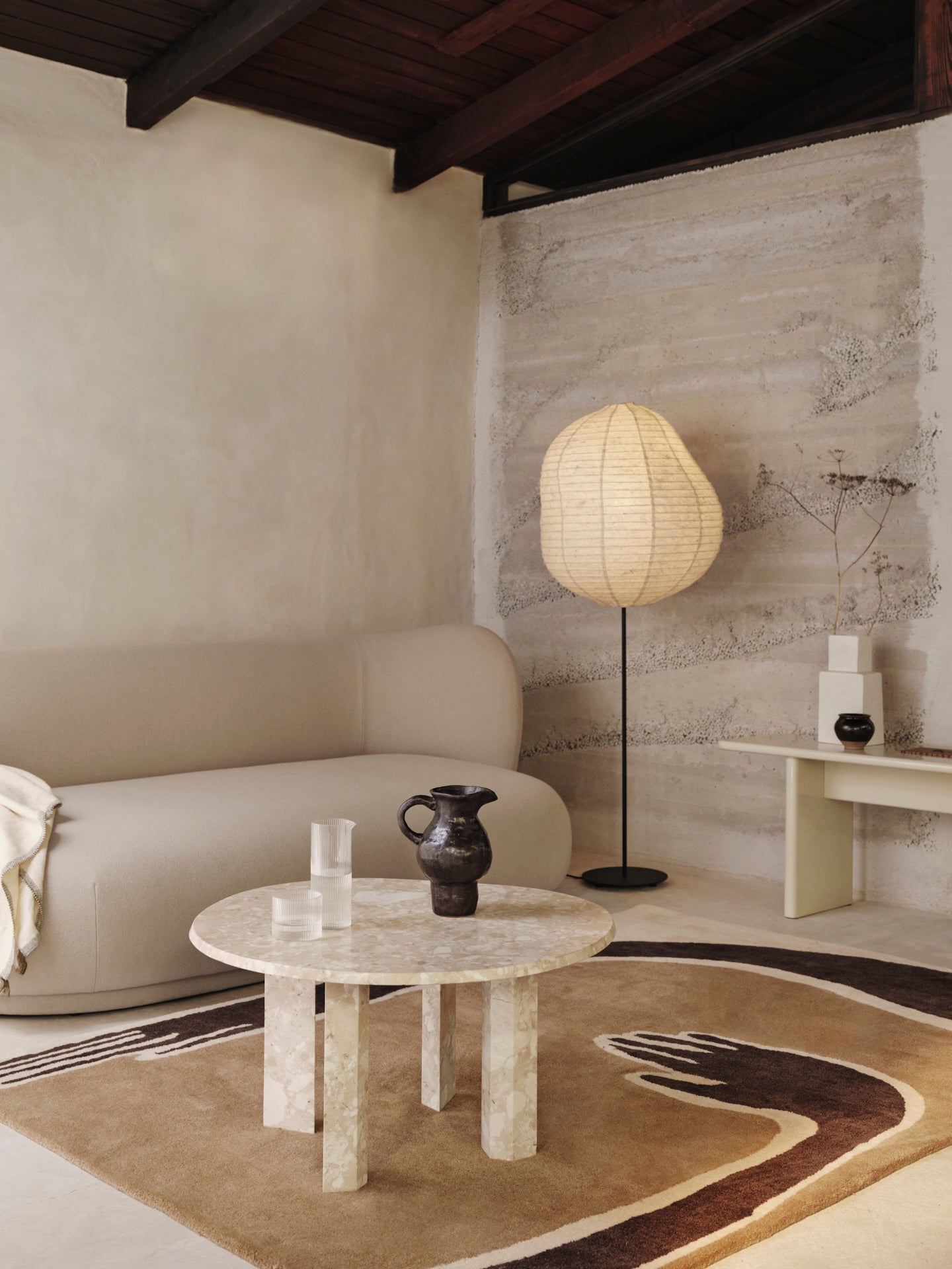 KURBIS TALL Washi Paper Floor Lamp