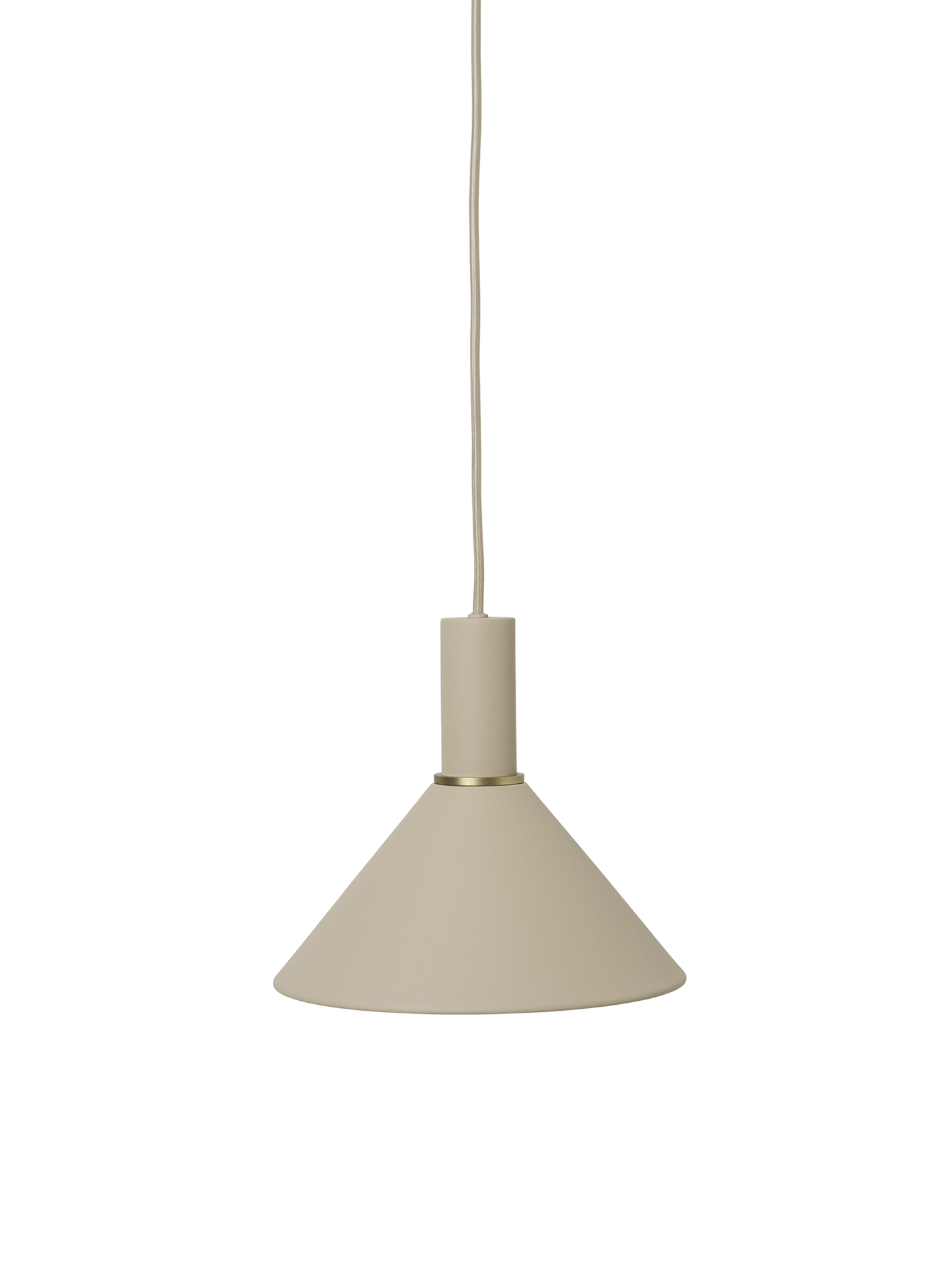 Collect Cone beige lampshade