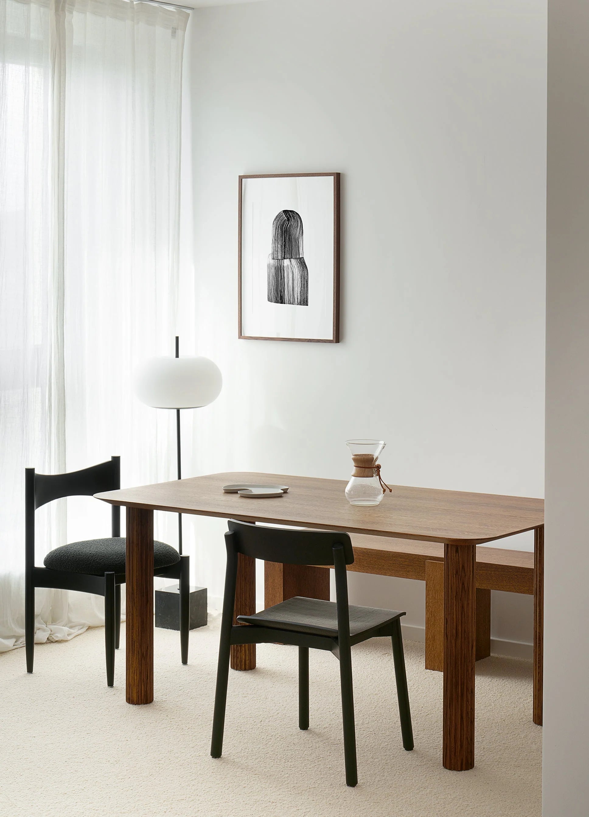 KEMI Chair Beige with Oak Wood