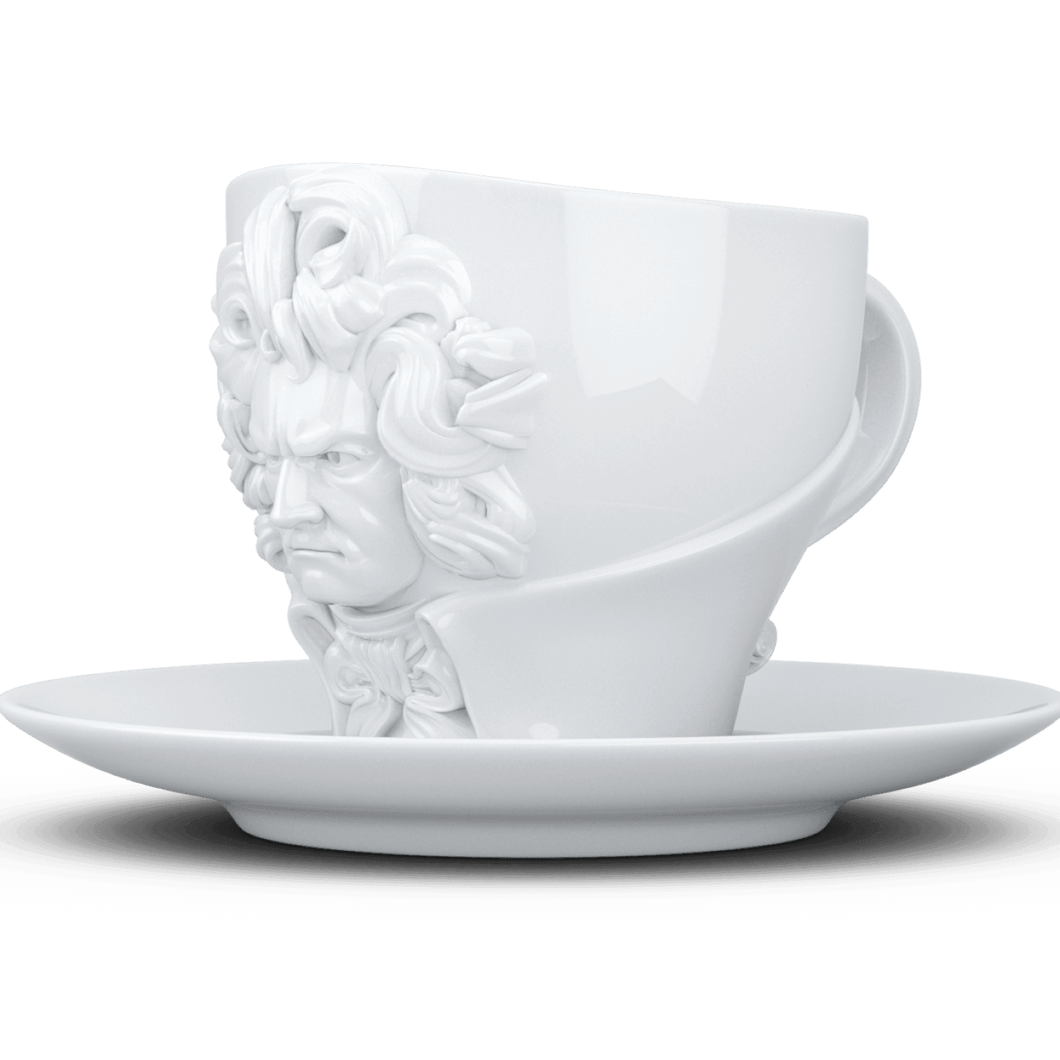 Filiżanka LUDWIG VAN BEETHOVEN biały, marka 58products