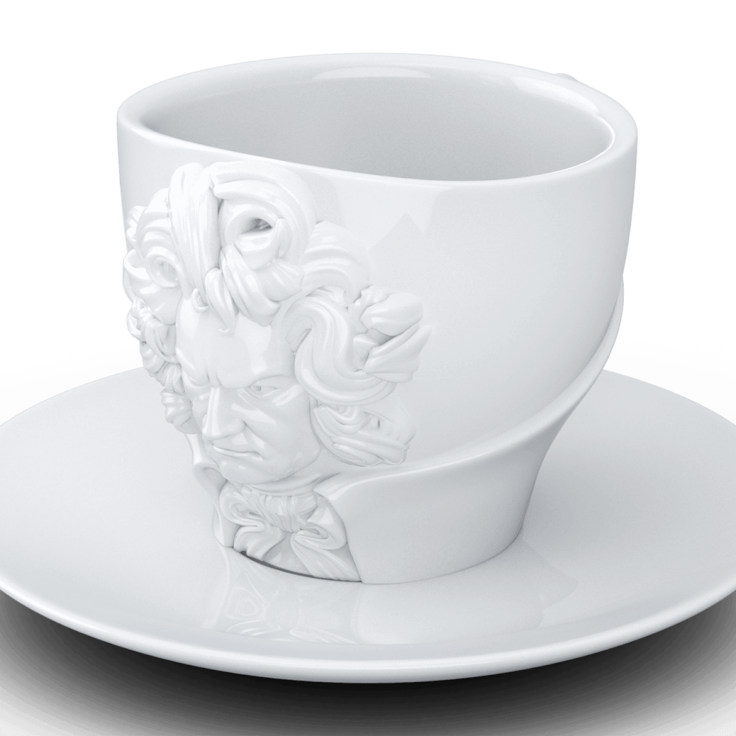 Filiżanka LUDWIG VAN BEETHOVEN biały, marka 58products