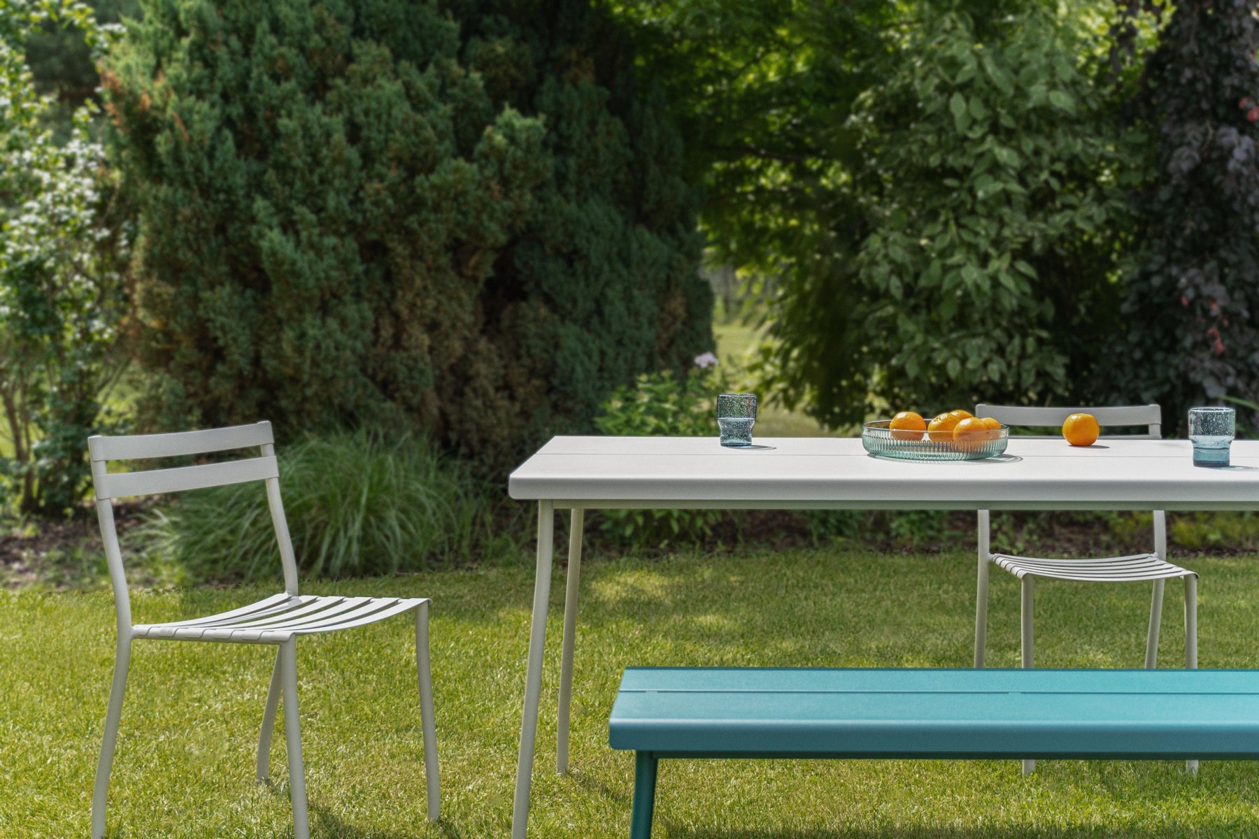 Zahradní lavice FLANER pozinkovaná ocel