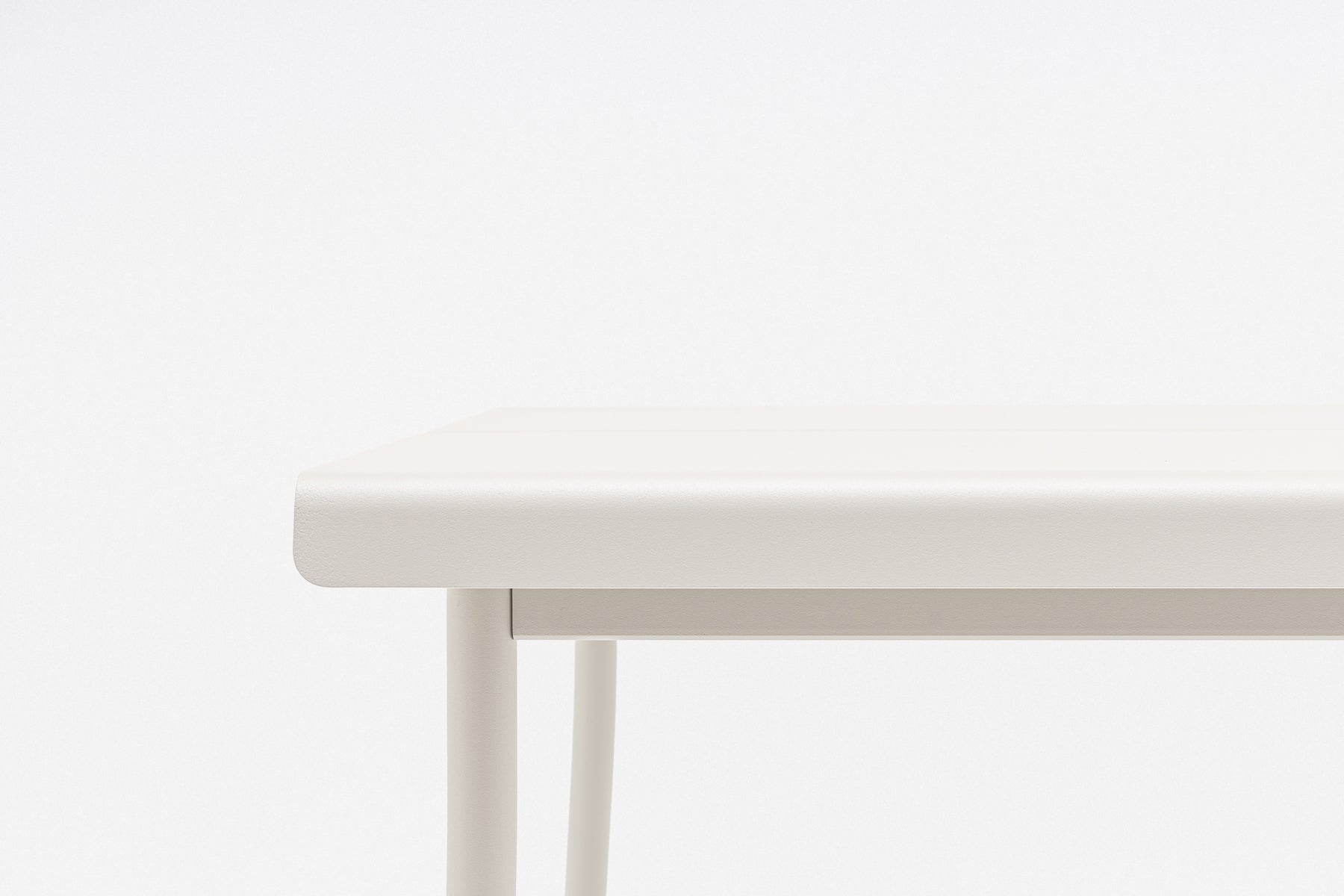 Galvanized steel square table