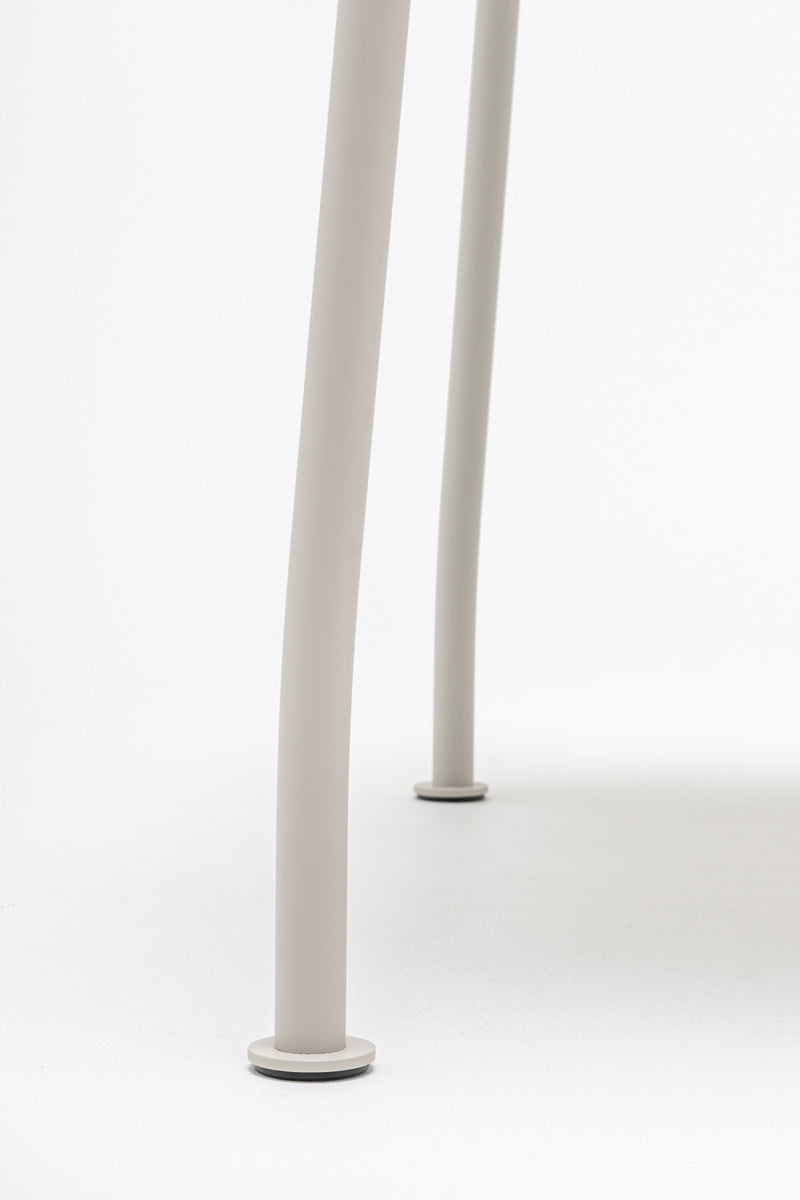 Galvanized steel square table