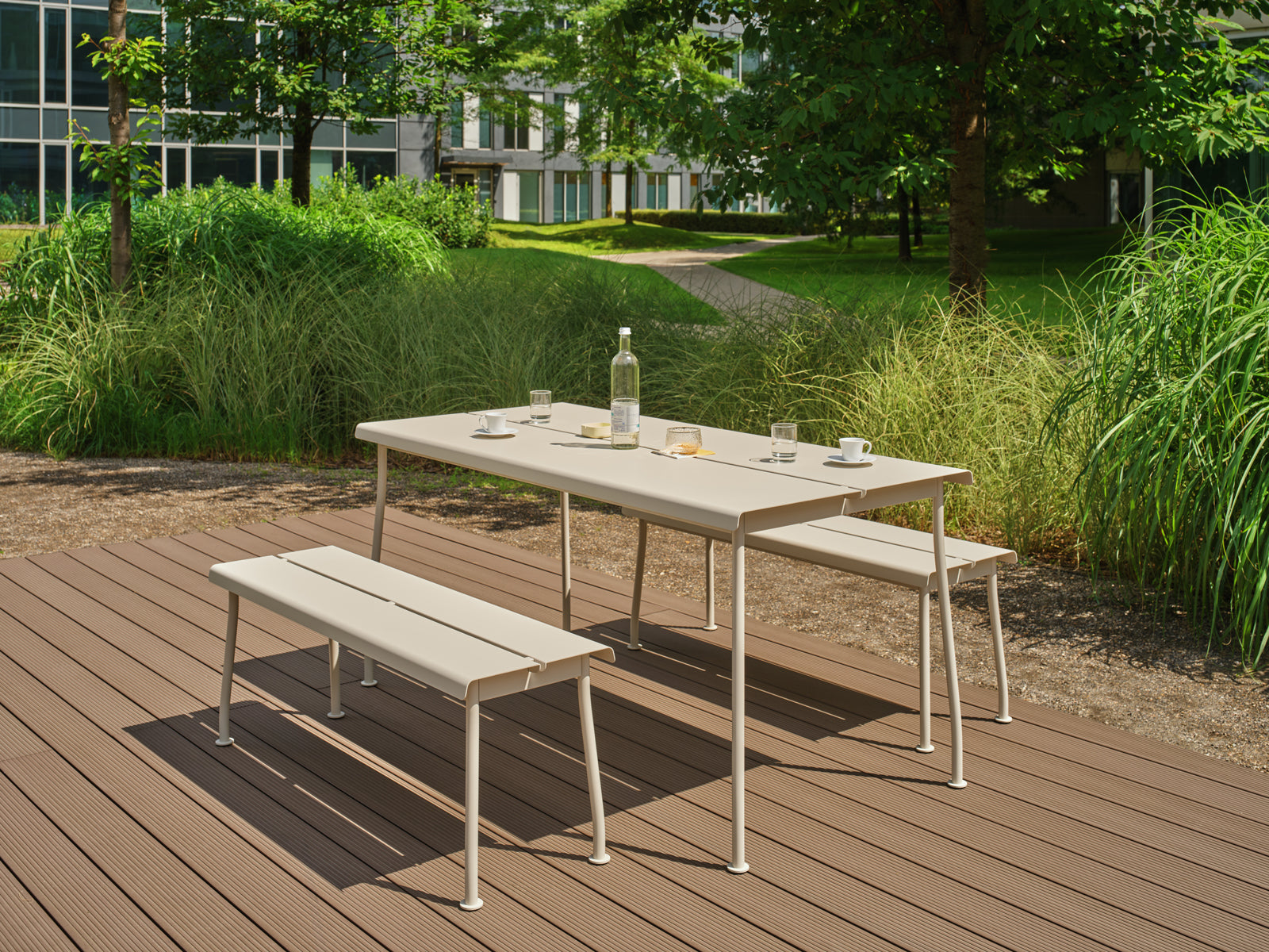 Zahradní lavice FLANER pozinkovaná ocel