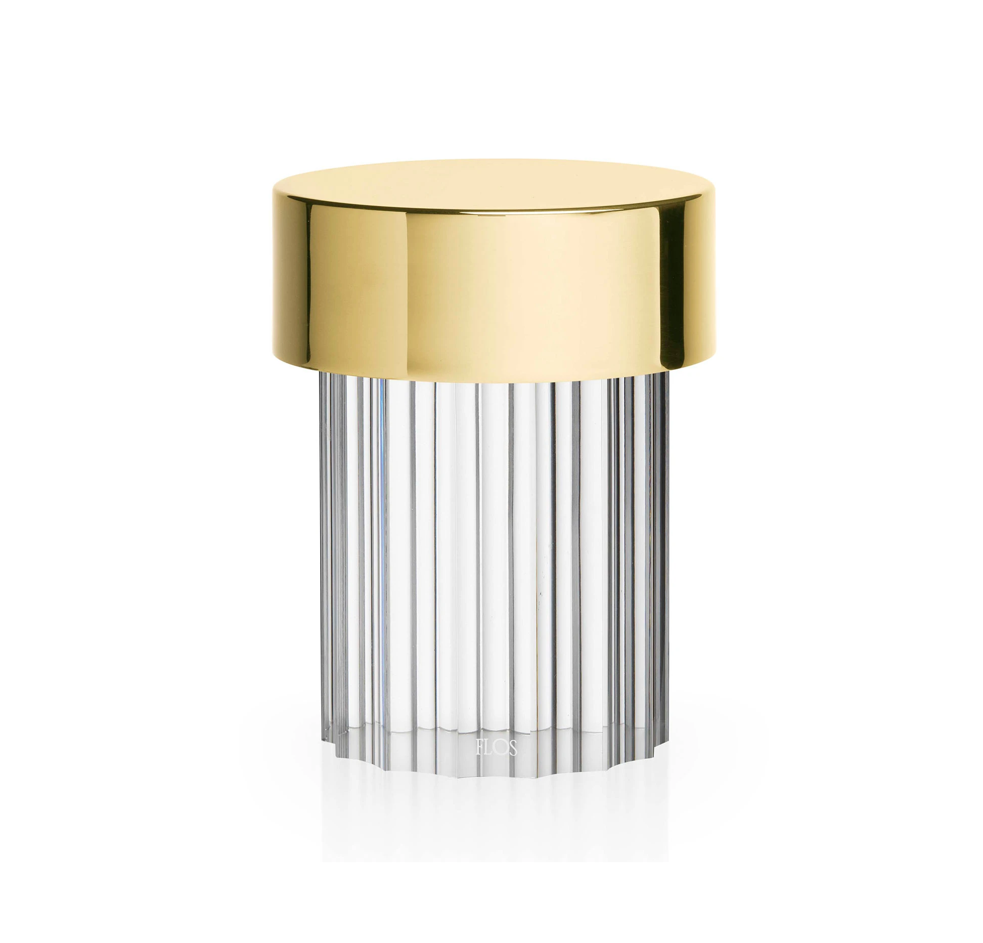 Lampa przenośna LAST ORDER FLUTED mosiężny