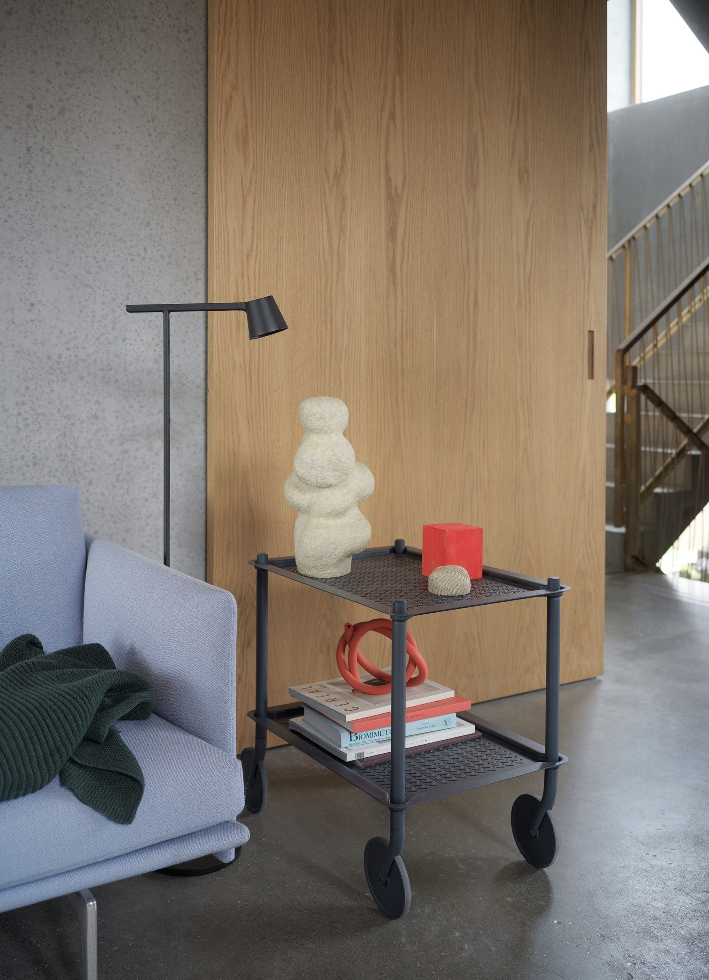Stojací lampa TIP černá