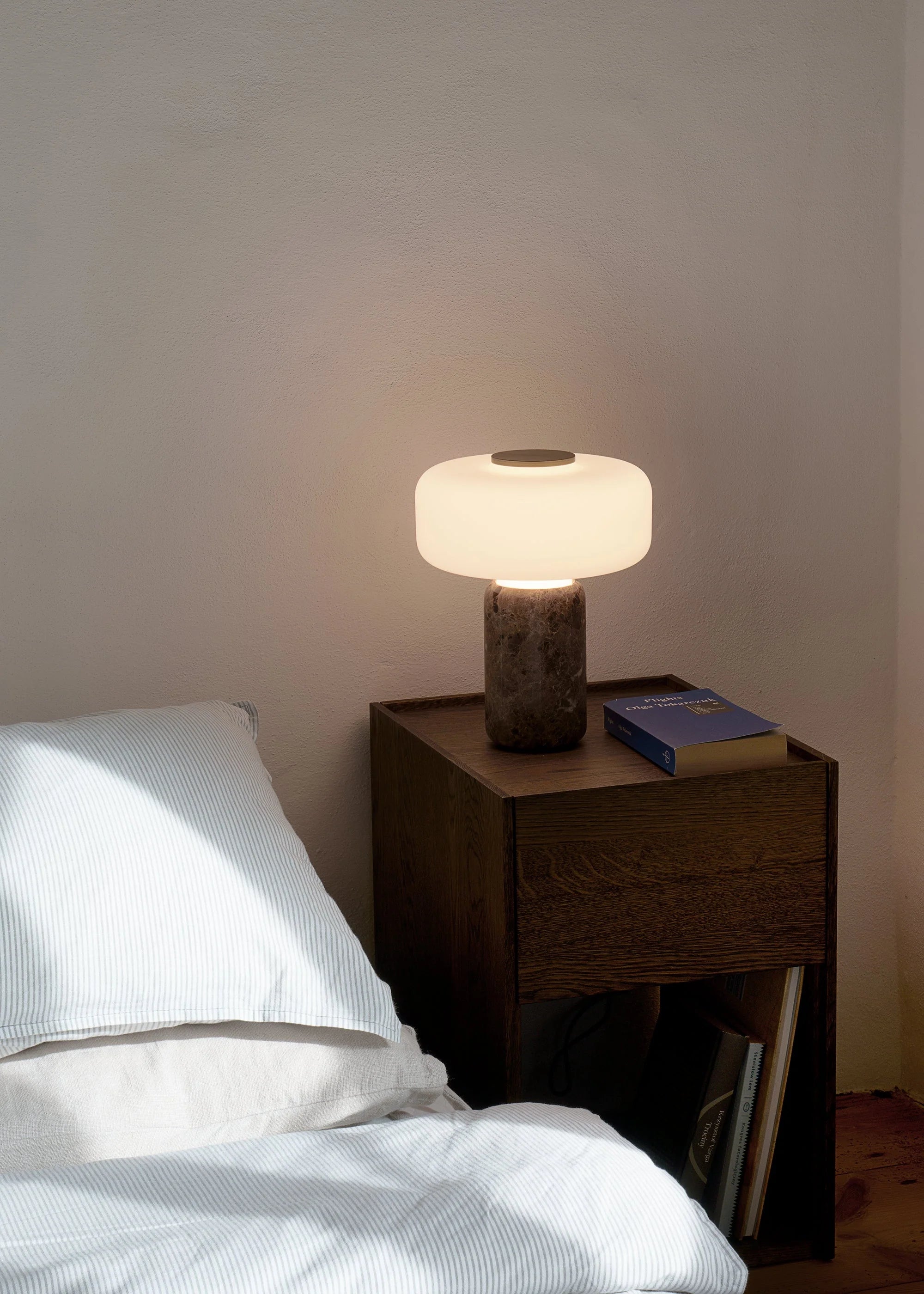 FONTE Table Lamp Brown Marble