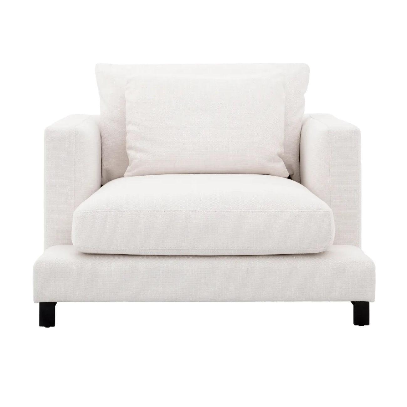 Fotel BURBURY biały Eichholtz    Eye on Design