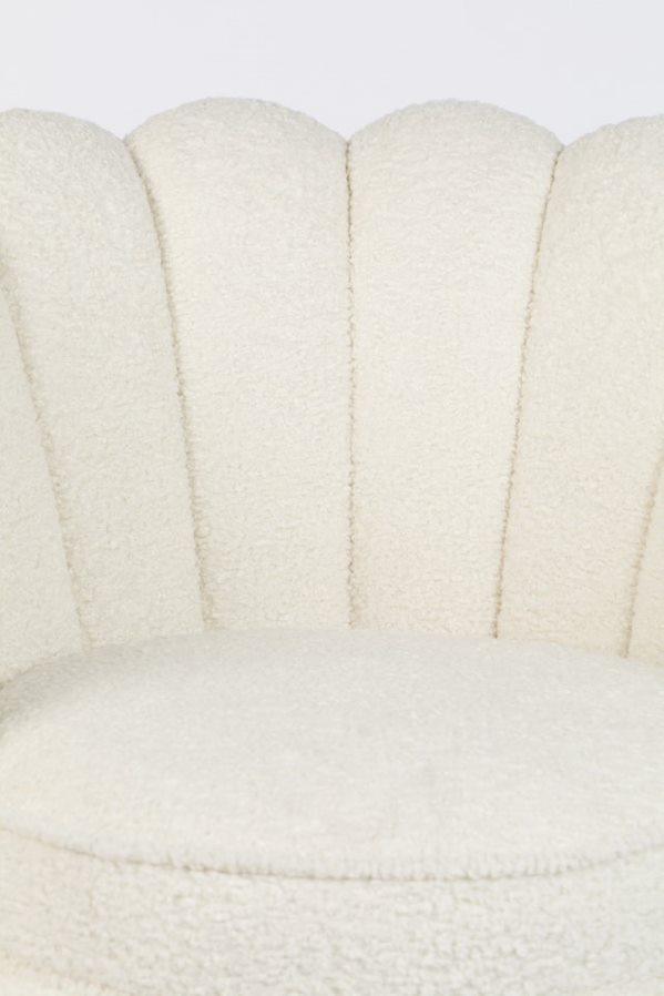 Fotel MOTHER OF ALL SHELLS TEDDY jasny beżowy Bold Monkey    Eye on Design