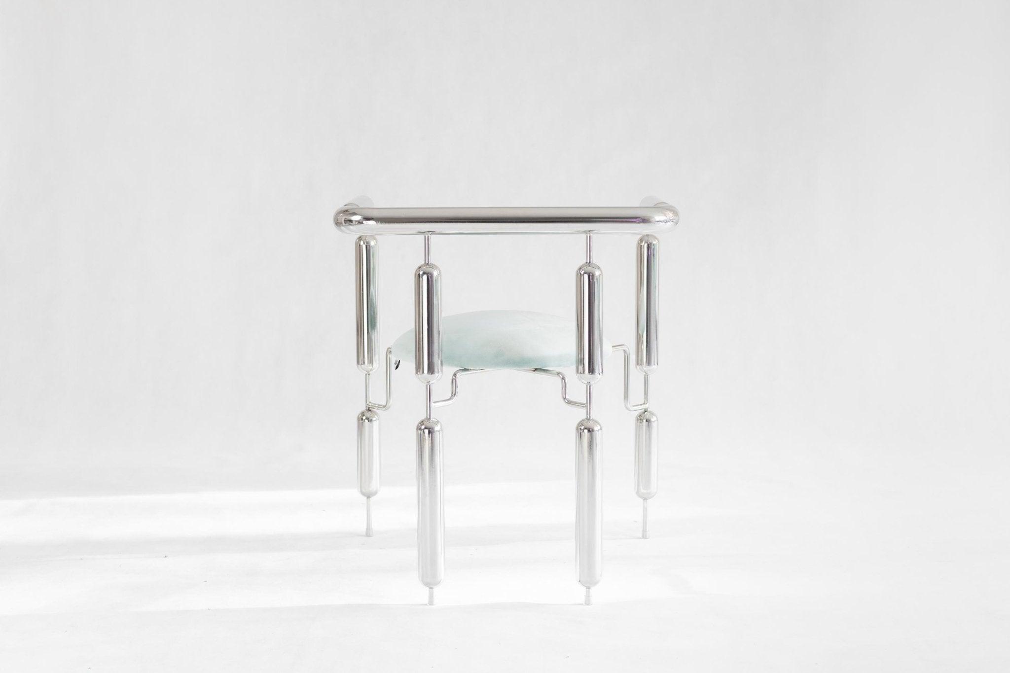 Fotel POODLE stalowy Mati Sipiora    Eye on Design