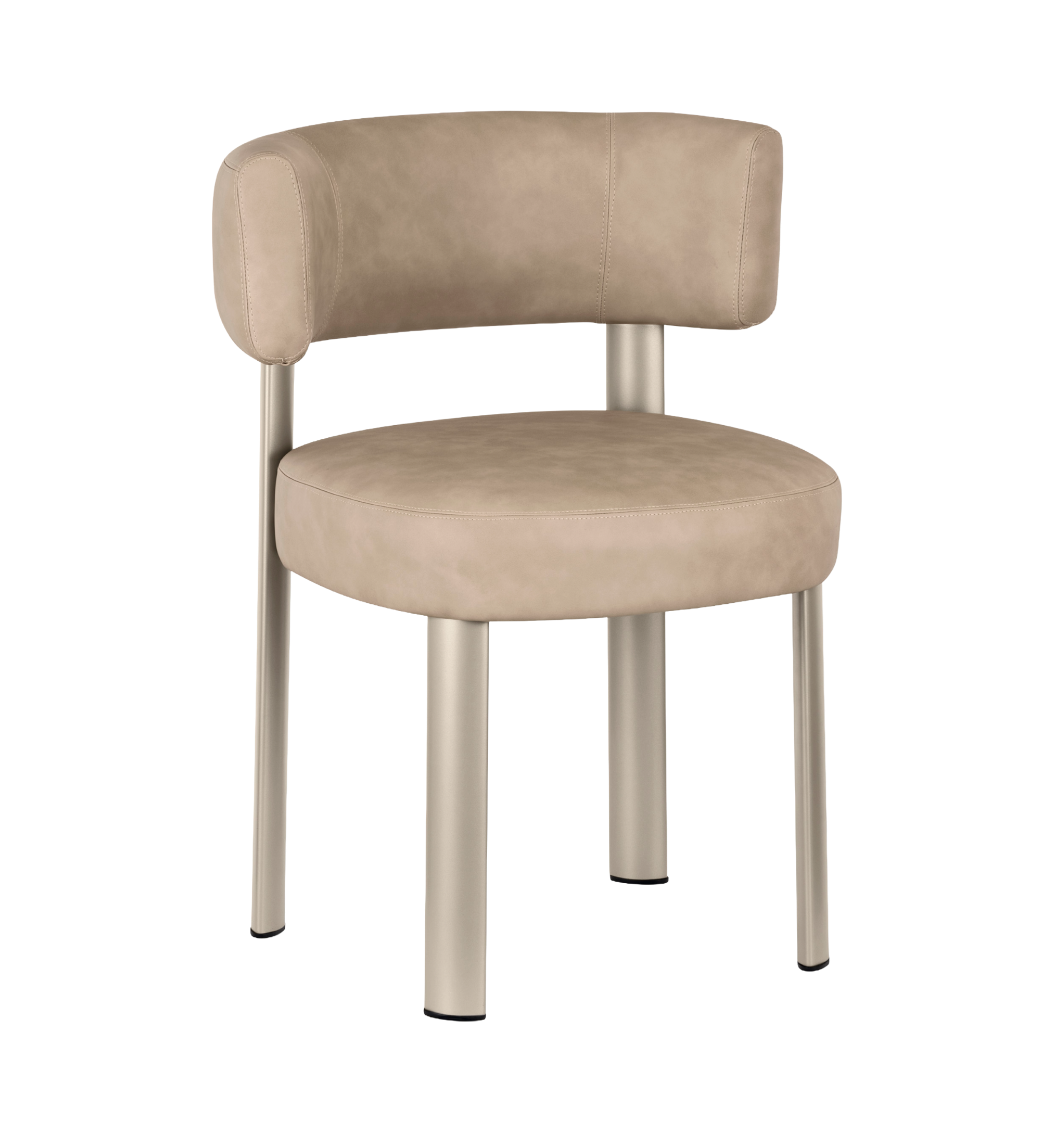 Čalouněné křeslo GLEN s béžovým podstavcem