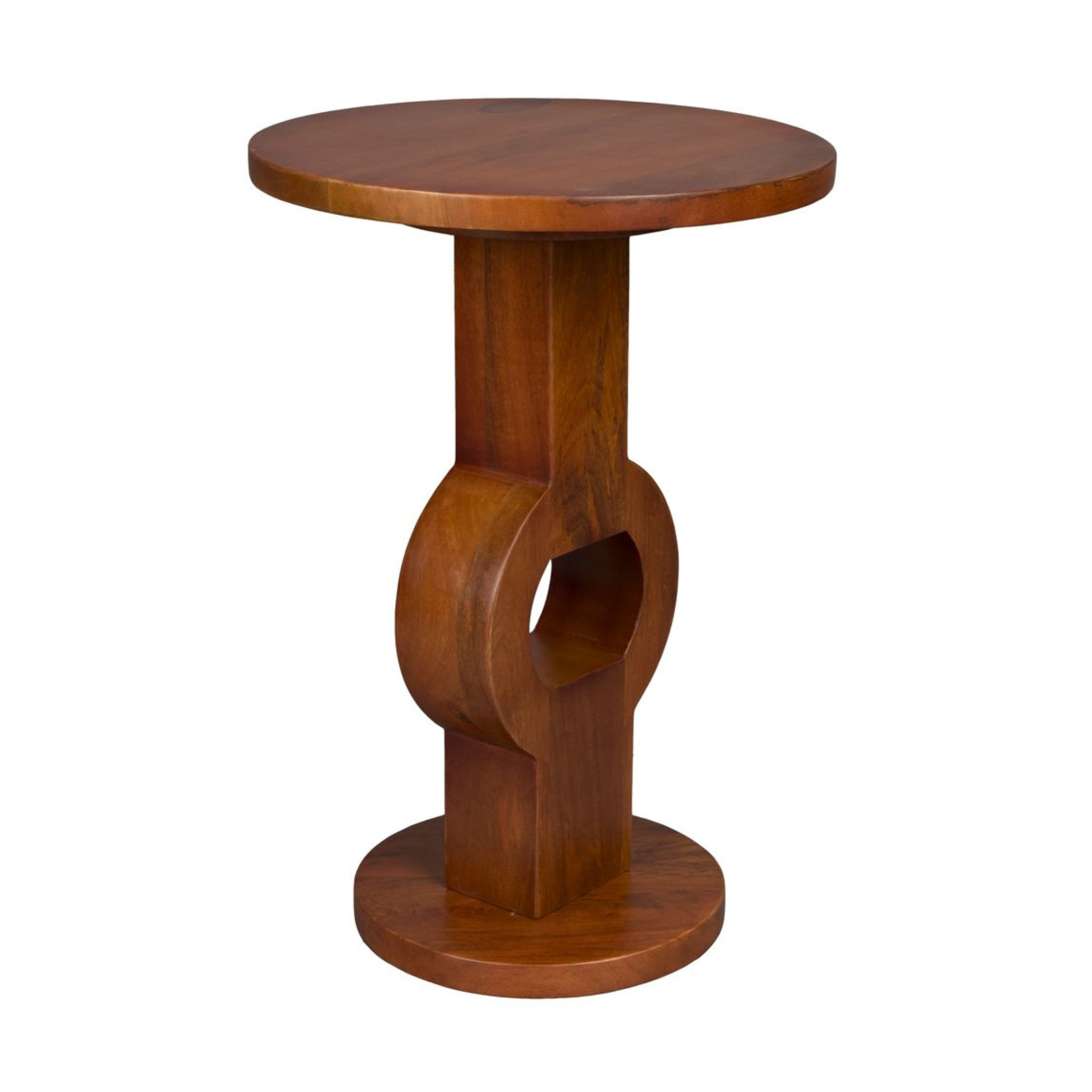 TONDO side table mango wood