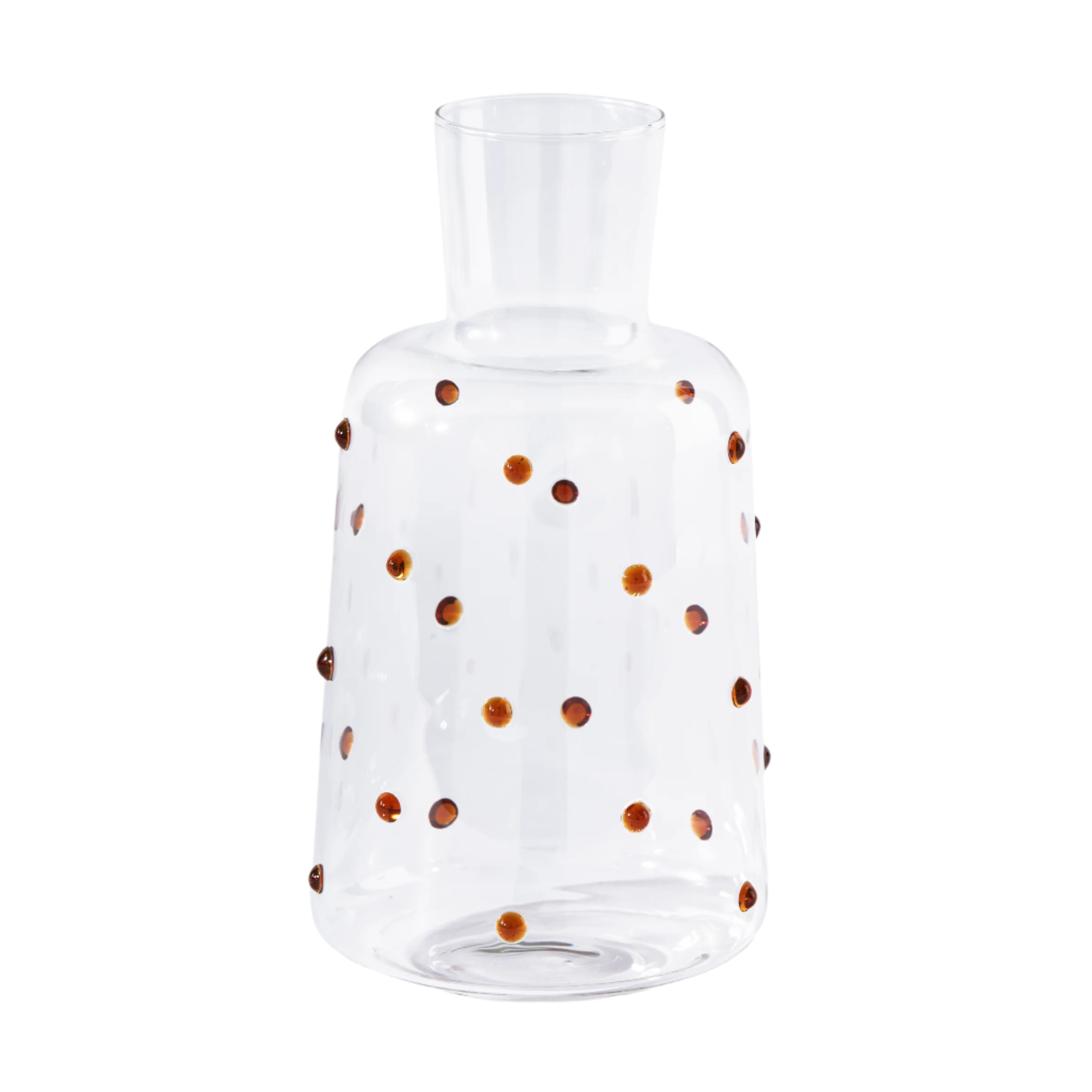 NOB FAT brown glass carafe