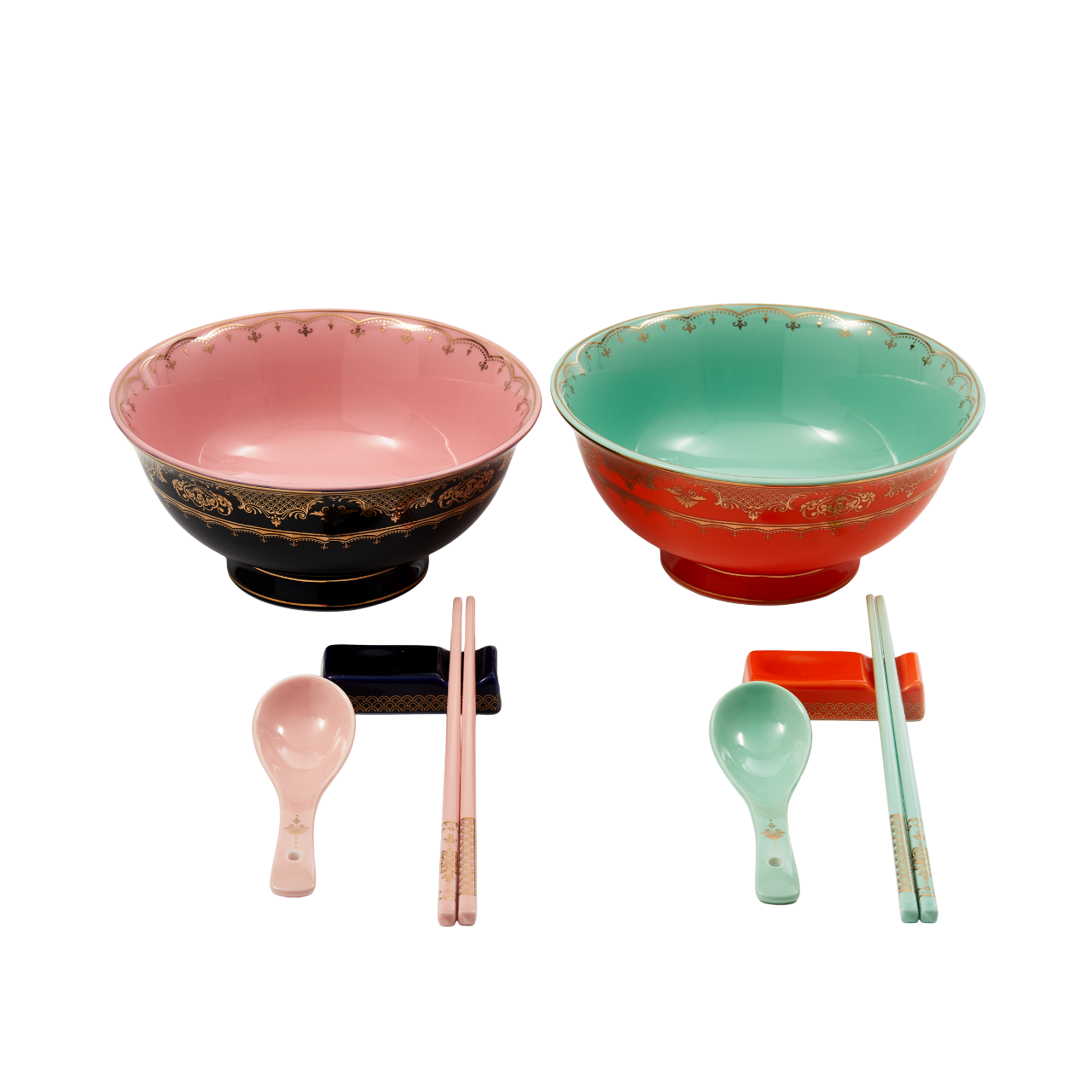 GRANDPA ramen set colorful porcelain