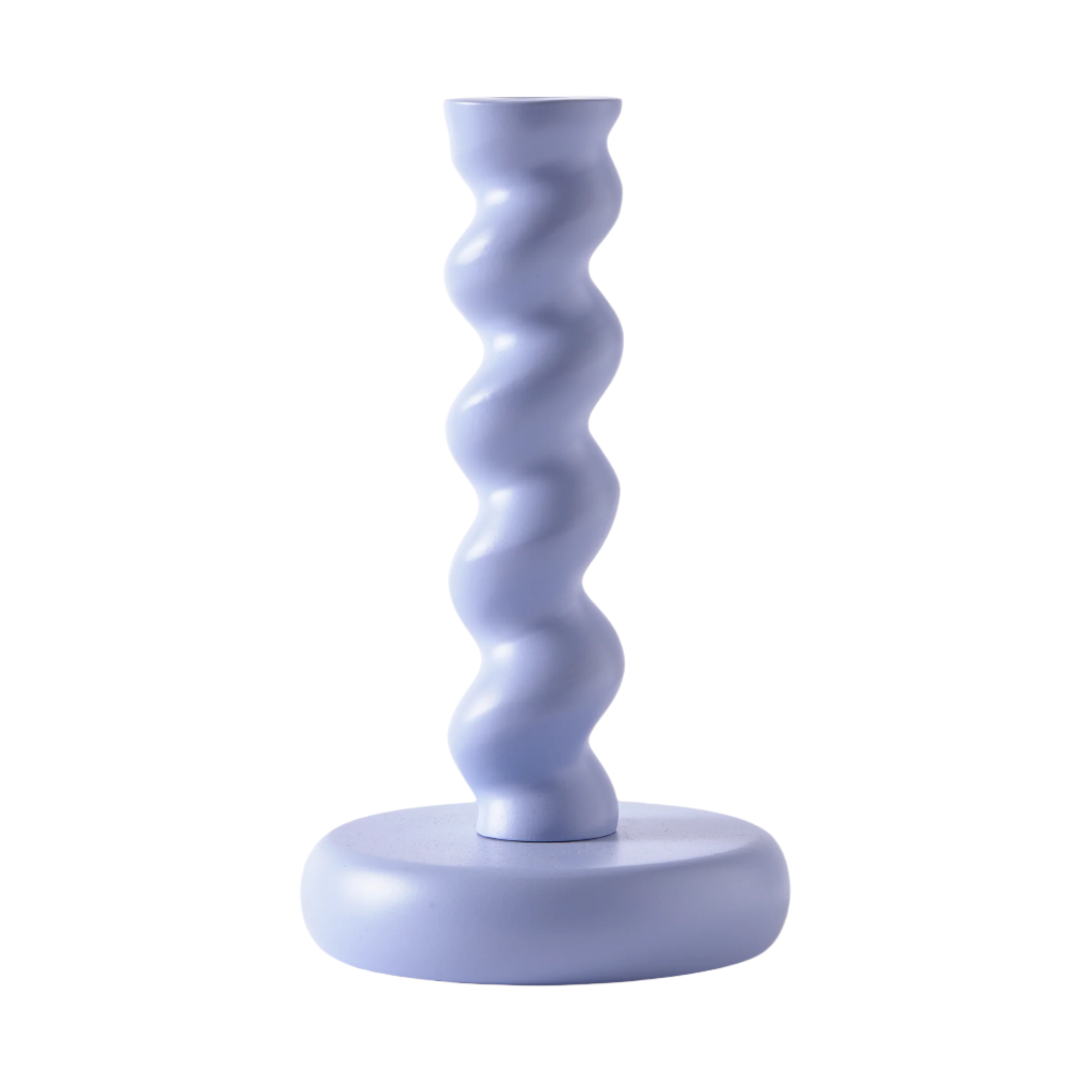 TWISTER light blue candlestick