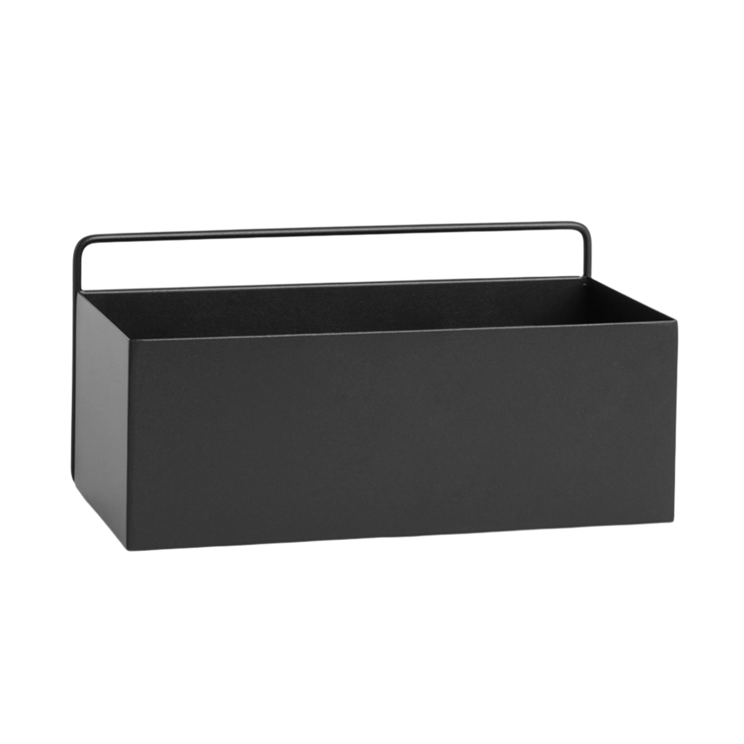 Hanging planter WALL RECTANGLE BOX black