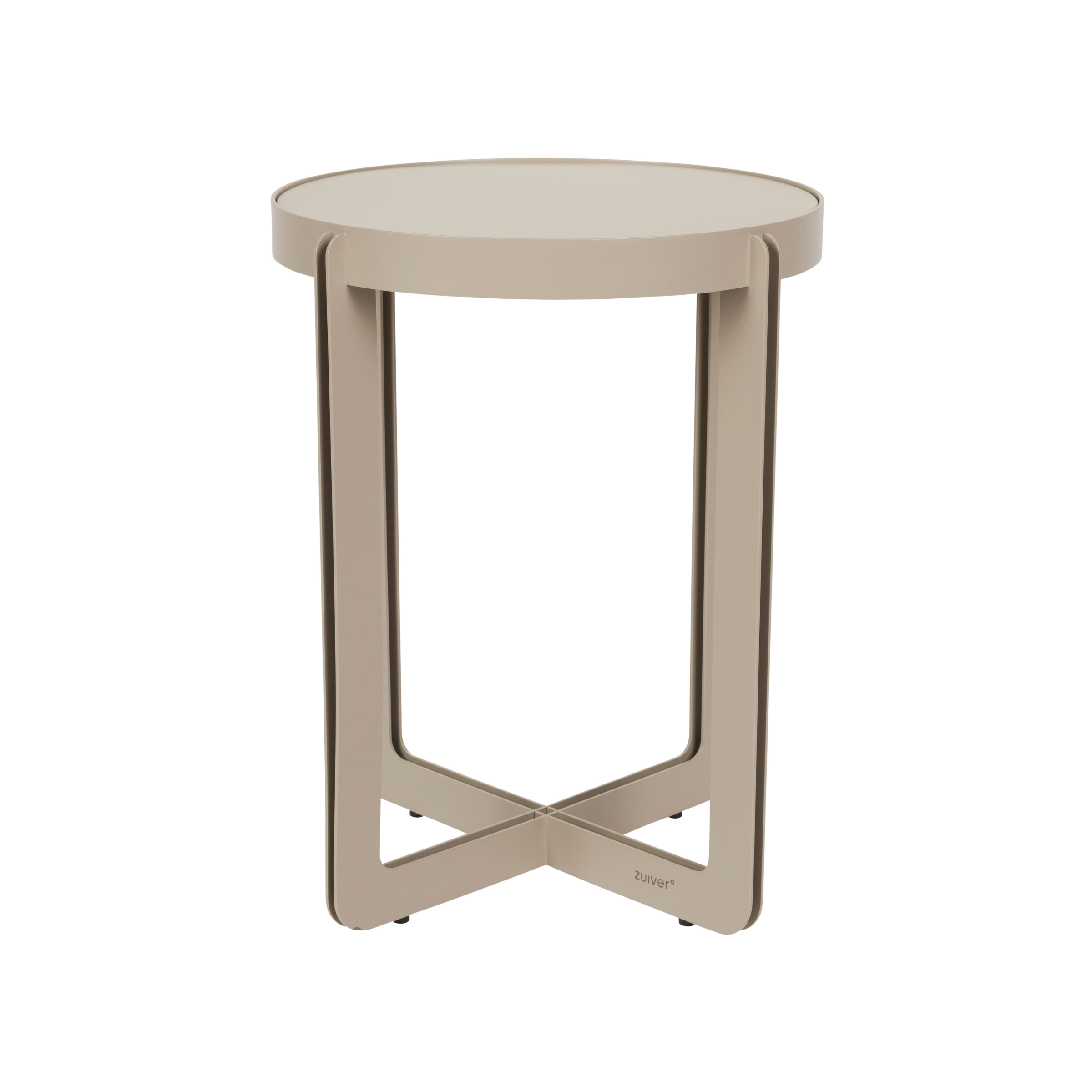 CENTRE beige side table