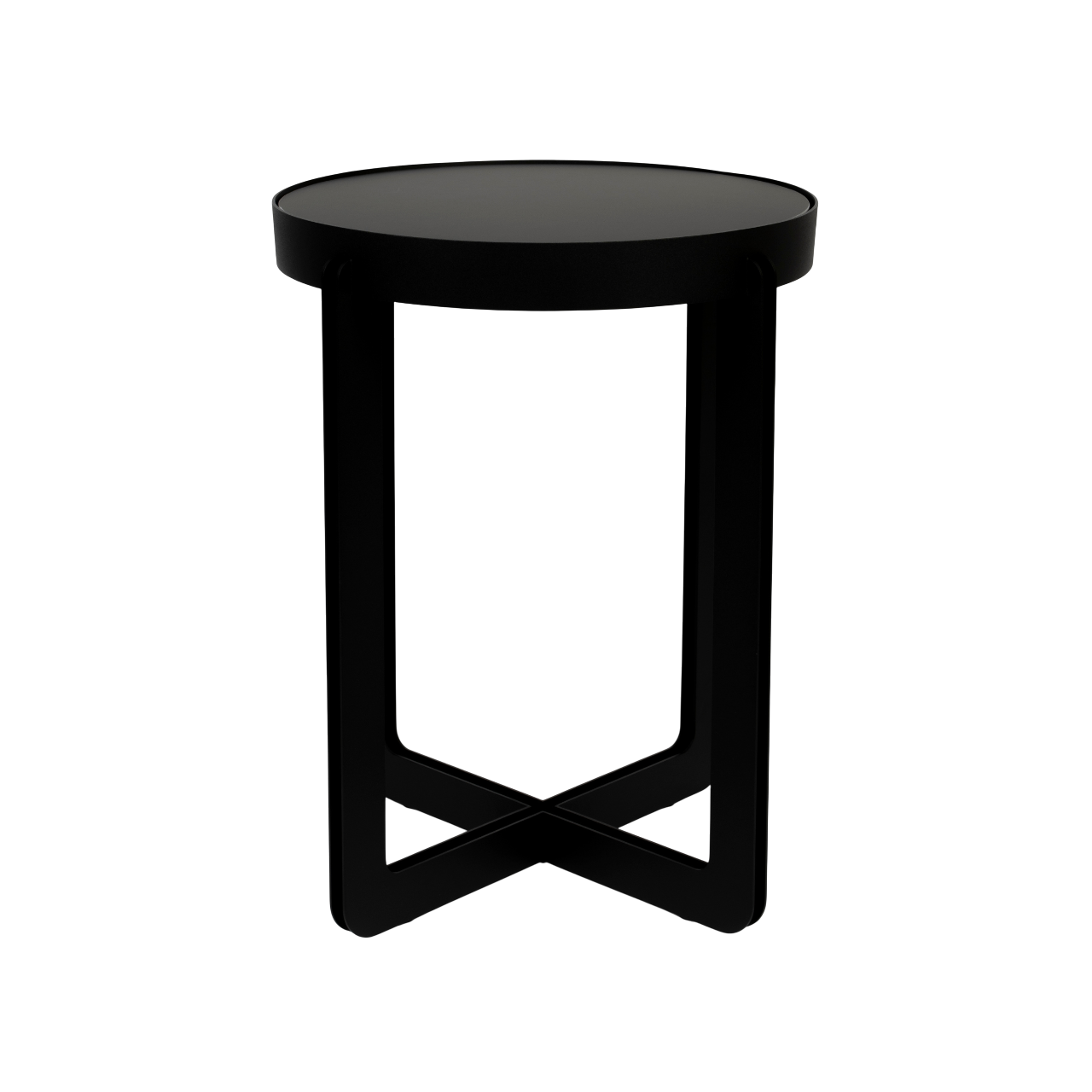 CENTRE black side table