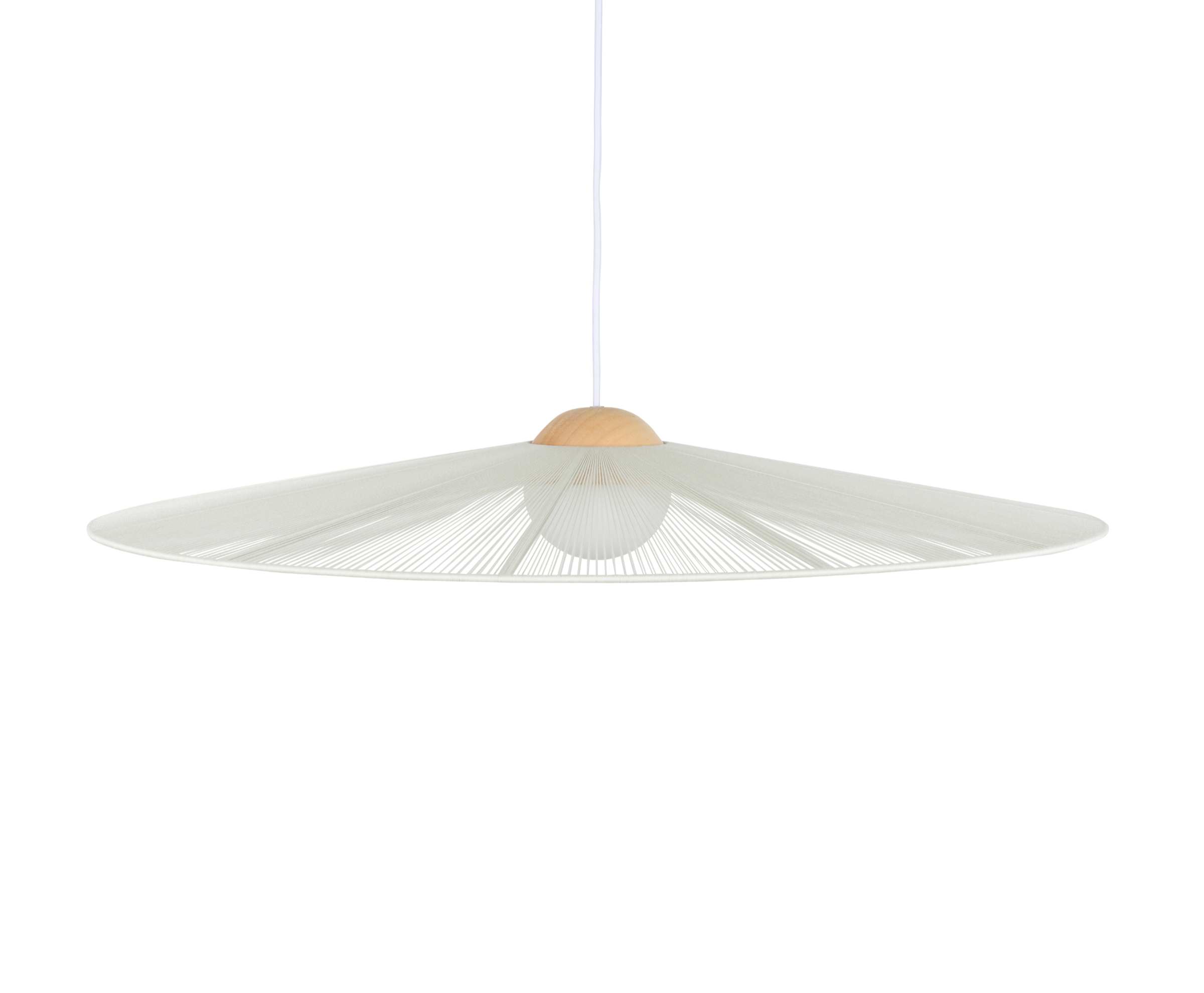 Závěsné svítidlo BELLE zlomená bílá