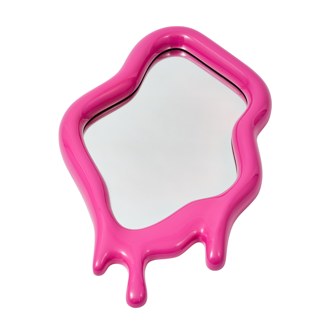 MELTING OVAL pink mirror