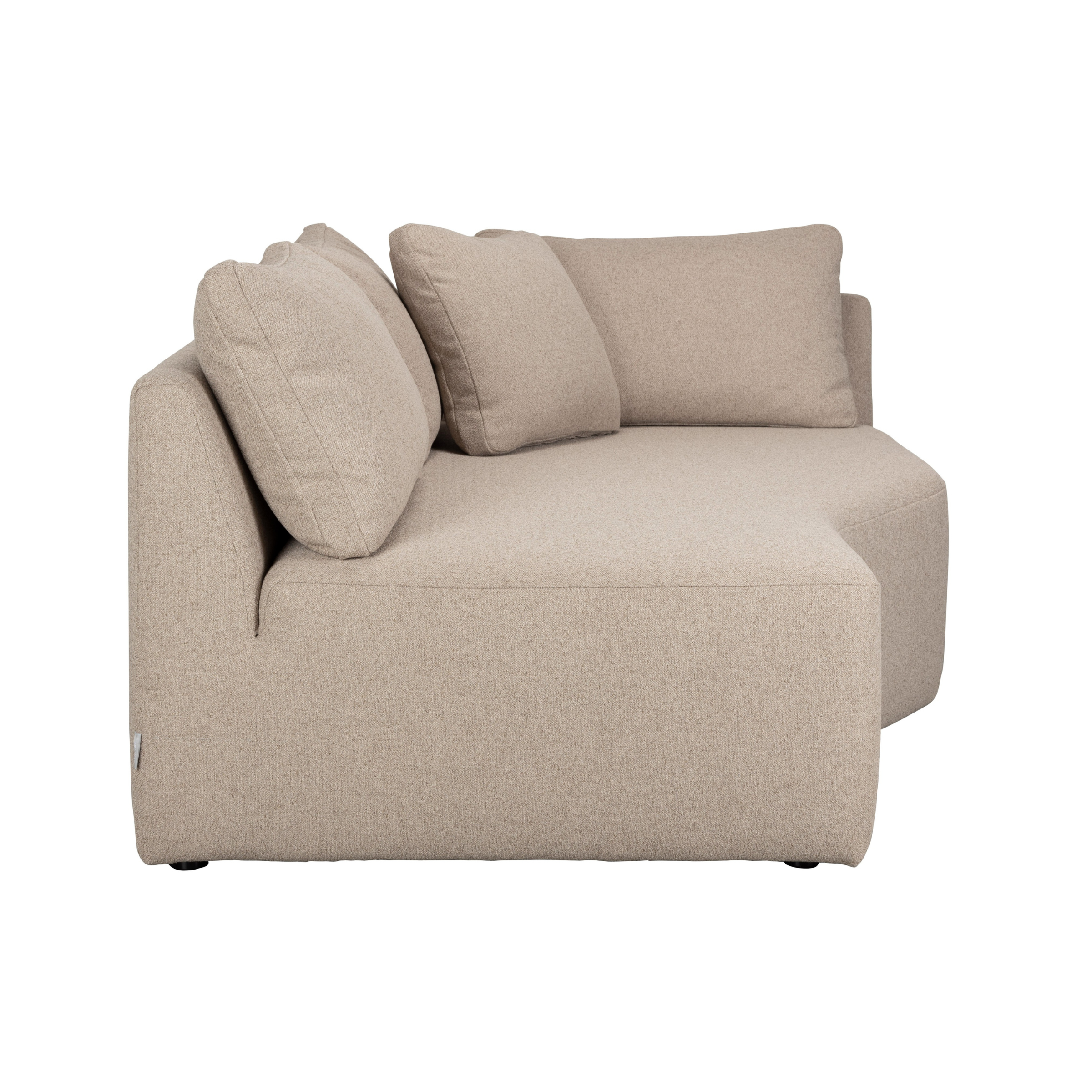 PROSPER modular sofa - left chaise longue cappuccino