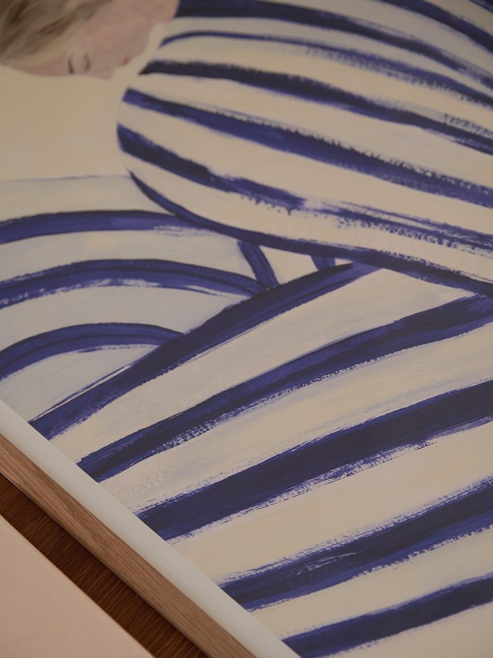 Grafika artystyczna BLUE STRIPE AT CONCORDE The Poster Club    Eye on Design