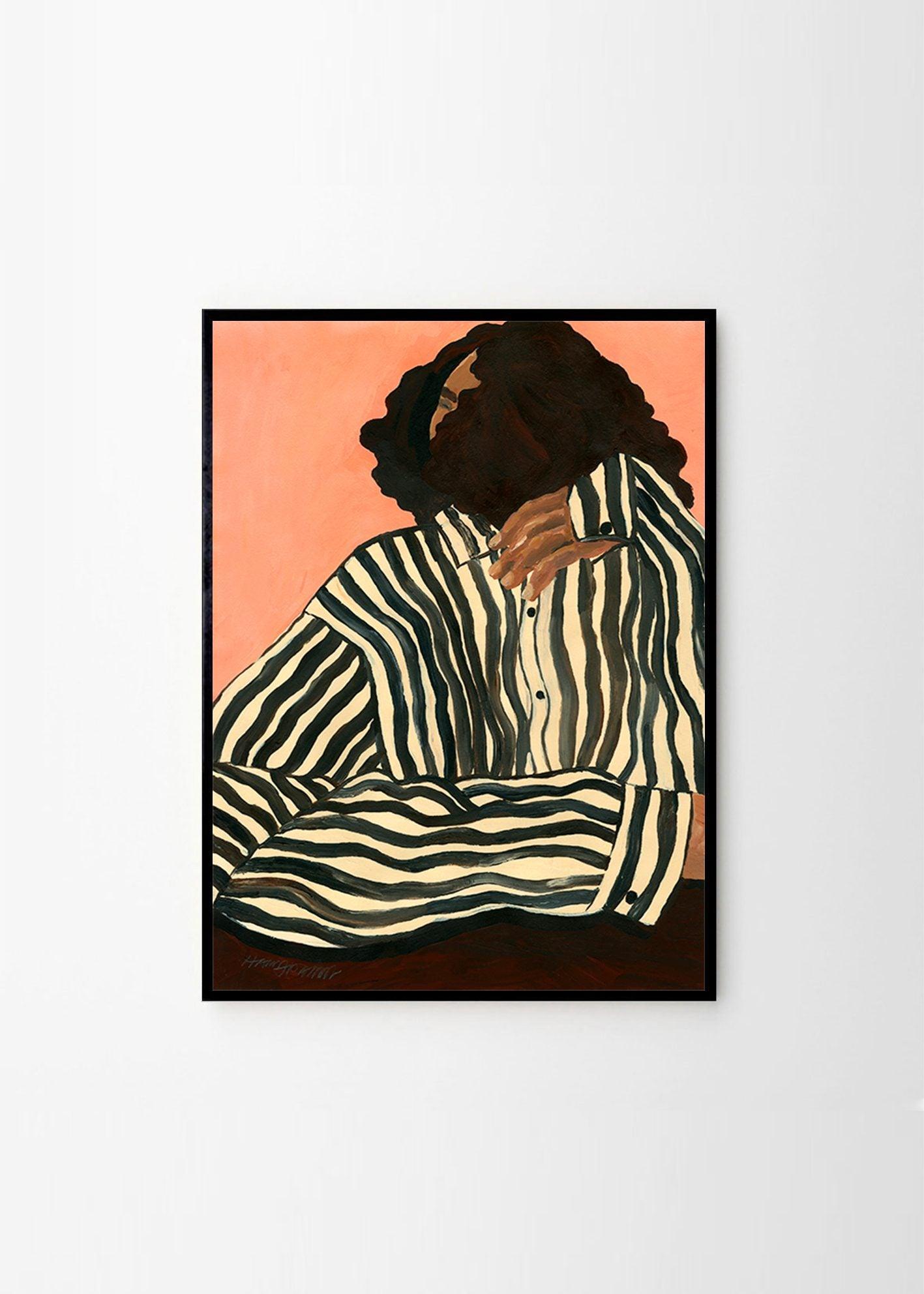 Grafika artystyczna SERENE STRIPES – The Poster Club