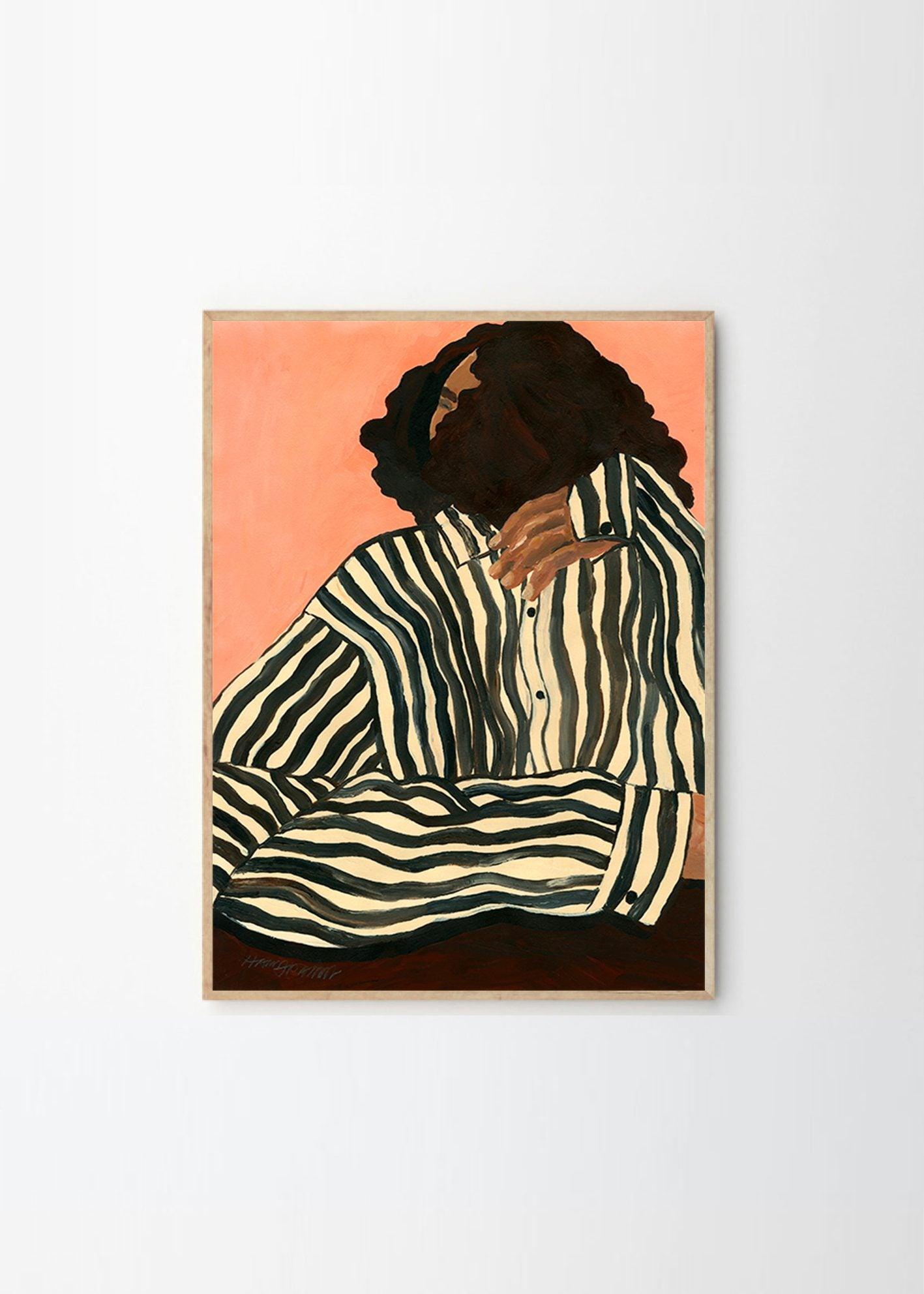 Grafika artystyczna SERENE STRIPES – The Poster Club