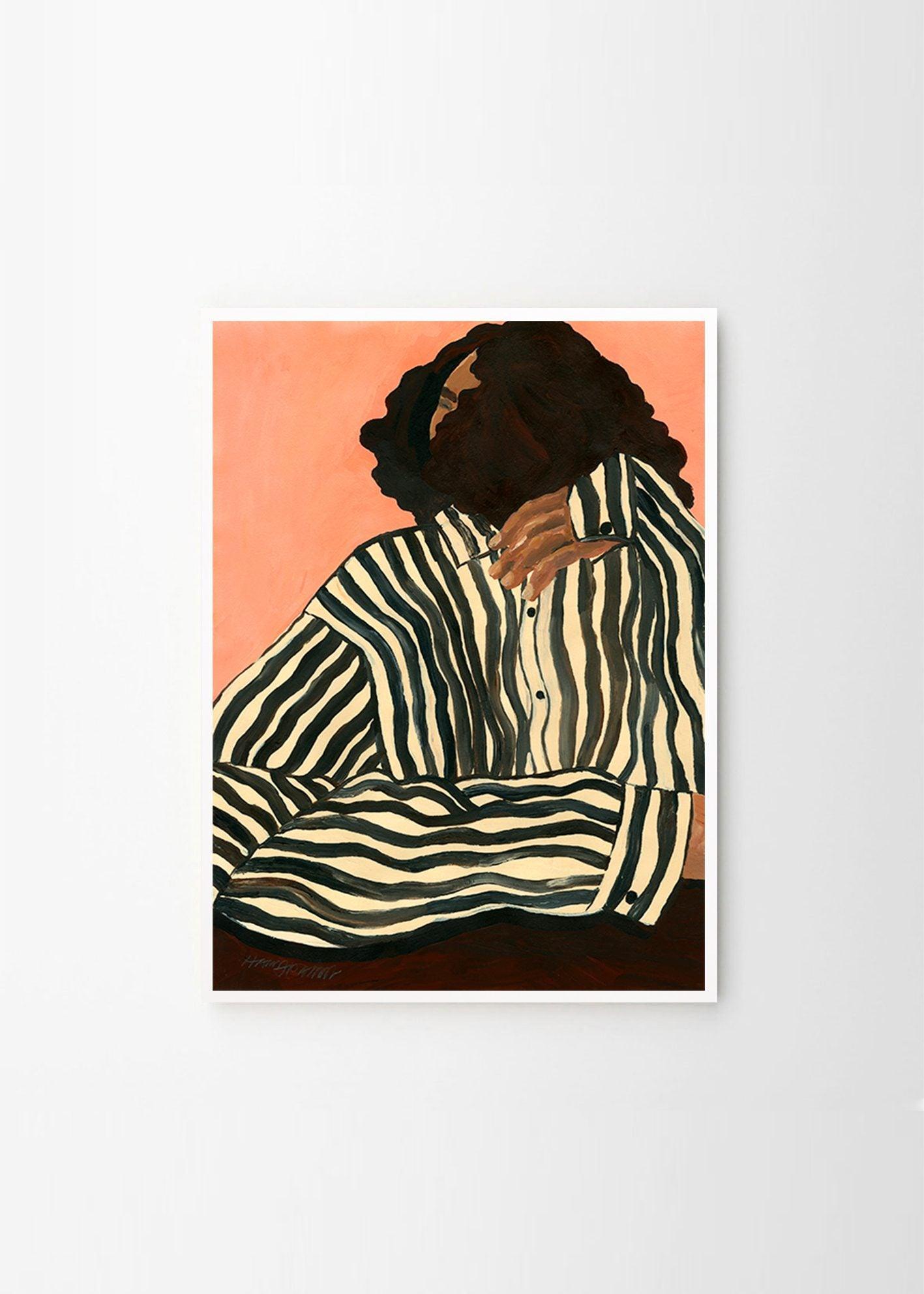 Grafika artystyczna SERENE STRIPES – The Poster Club