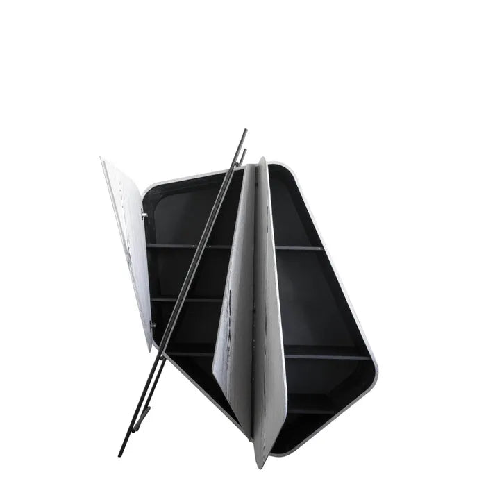 Hidalgo rack white veneer