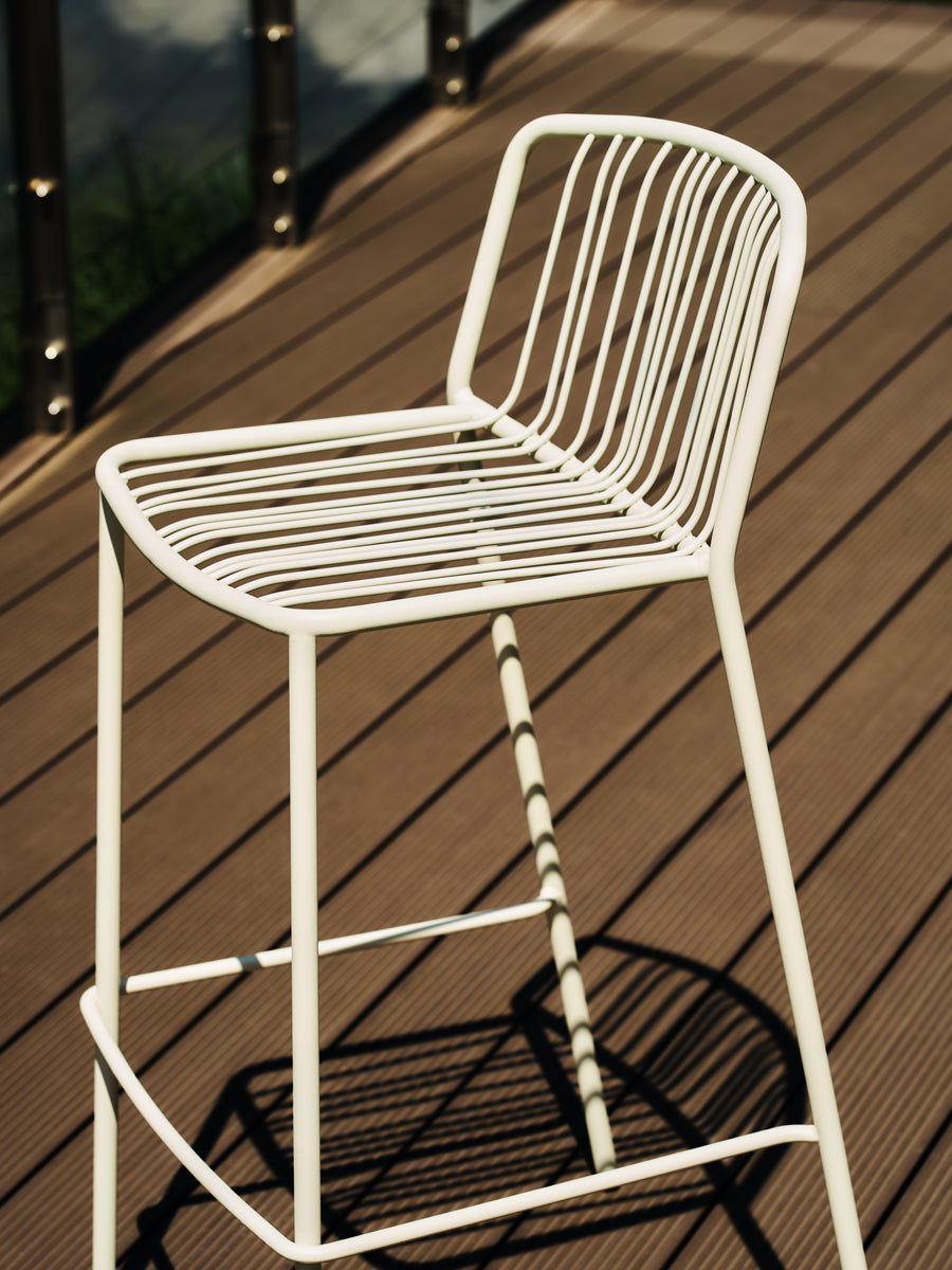 Sada barových židlí BRIS z pozinkované oceli