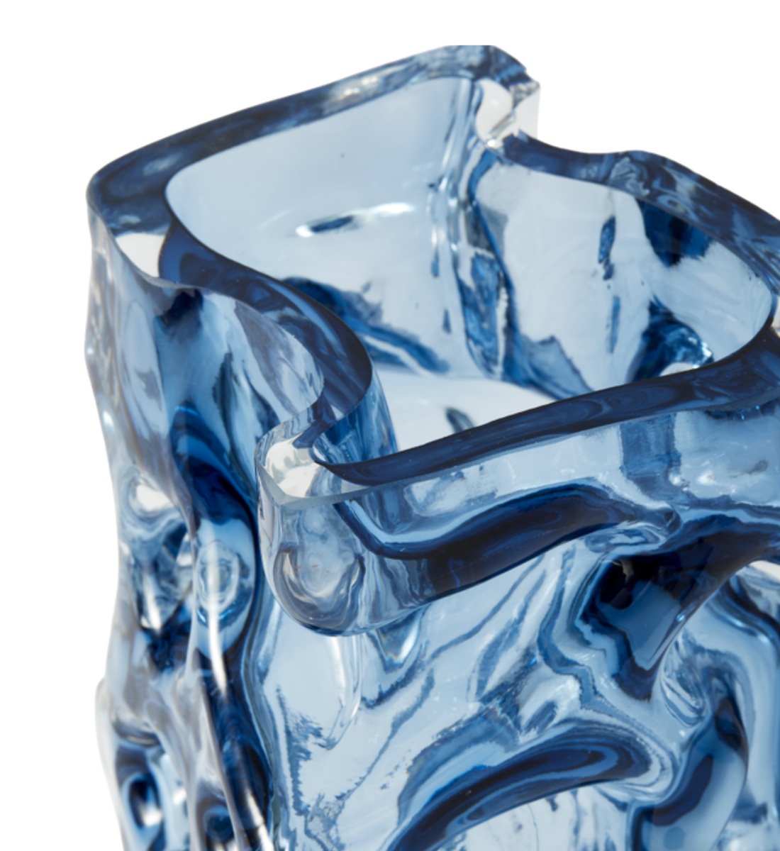 ICE dark blue vase