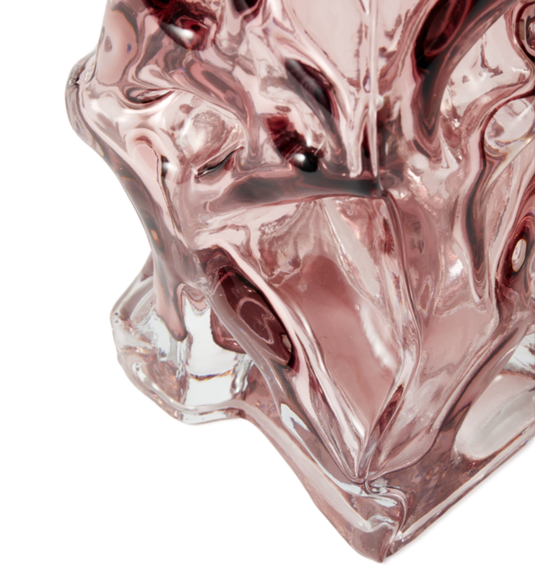 Váza ICE švestková