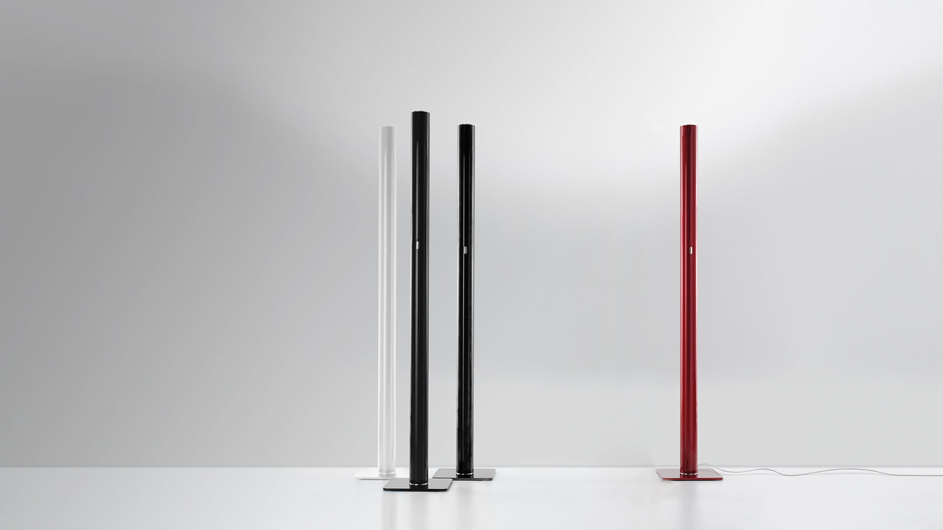 LLIO Floor Lamp in Ruby Red