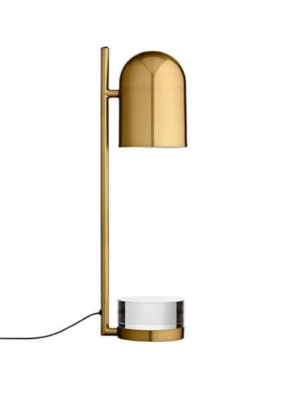 Lampy stołowe złote