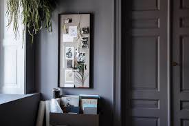 Tablica korkowa SCENERY PINBOARD NARROW czarne drewno jesionowe