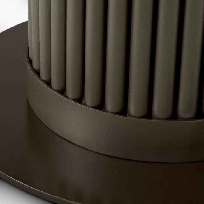 Zahradní konferenční stolek VOLTERRA šedá keramika