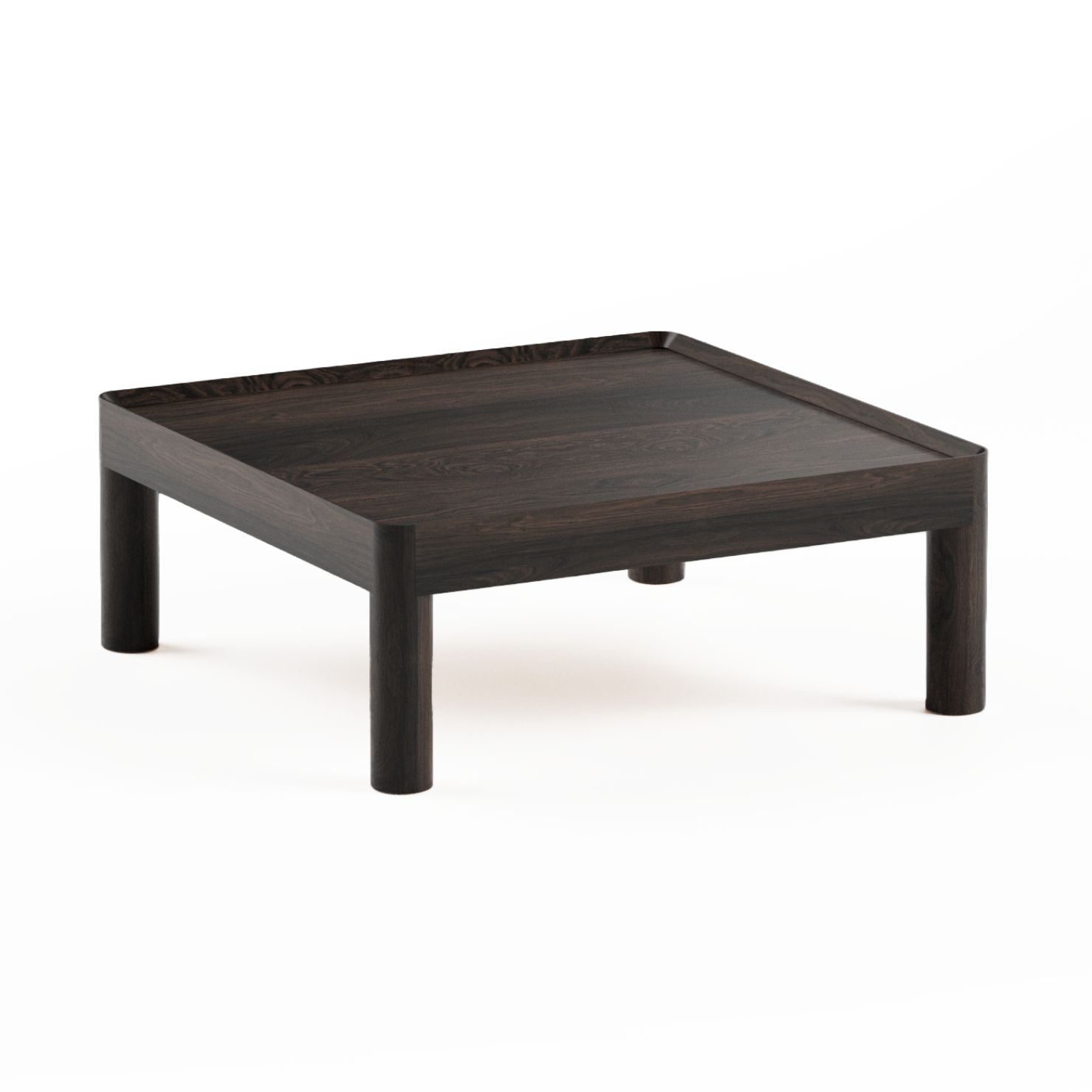 INSET MID Coffee Table in Ebony Oak Wood